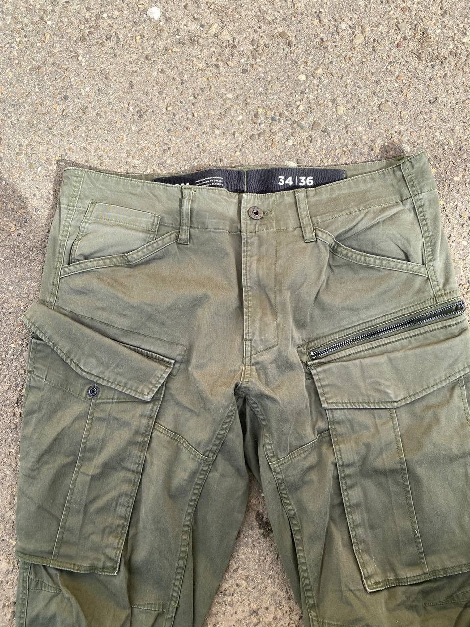 G-Star × Vintage G STAR Cargo faded vintage avant garde y2k pants Size US 36 / EU 52 - 7 Thumbnail