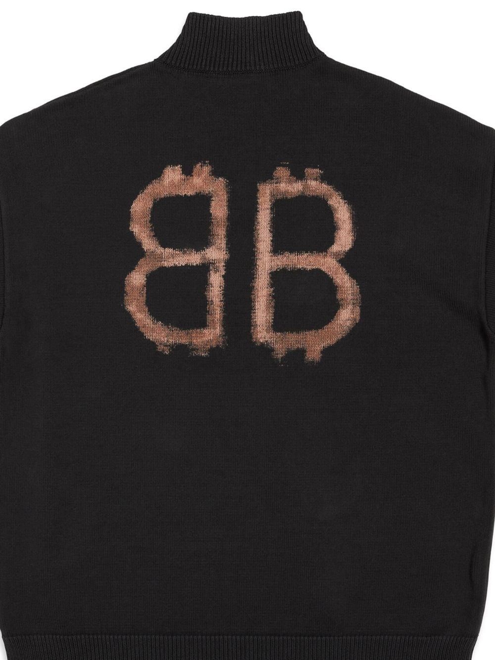 Balenciaga o1s1rm0825 Crypto Sweater in Black Size US S / EU 44-46 / 1 - 3 Thumbnail