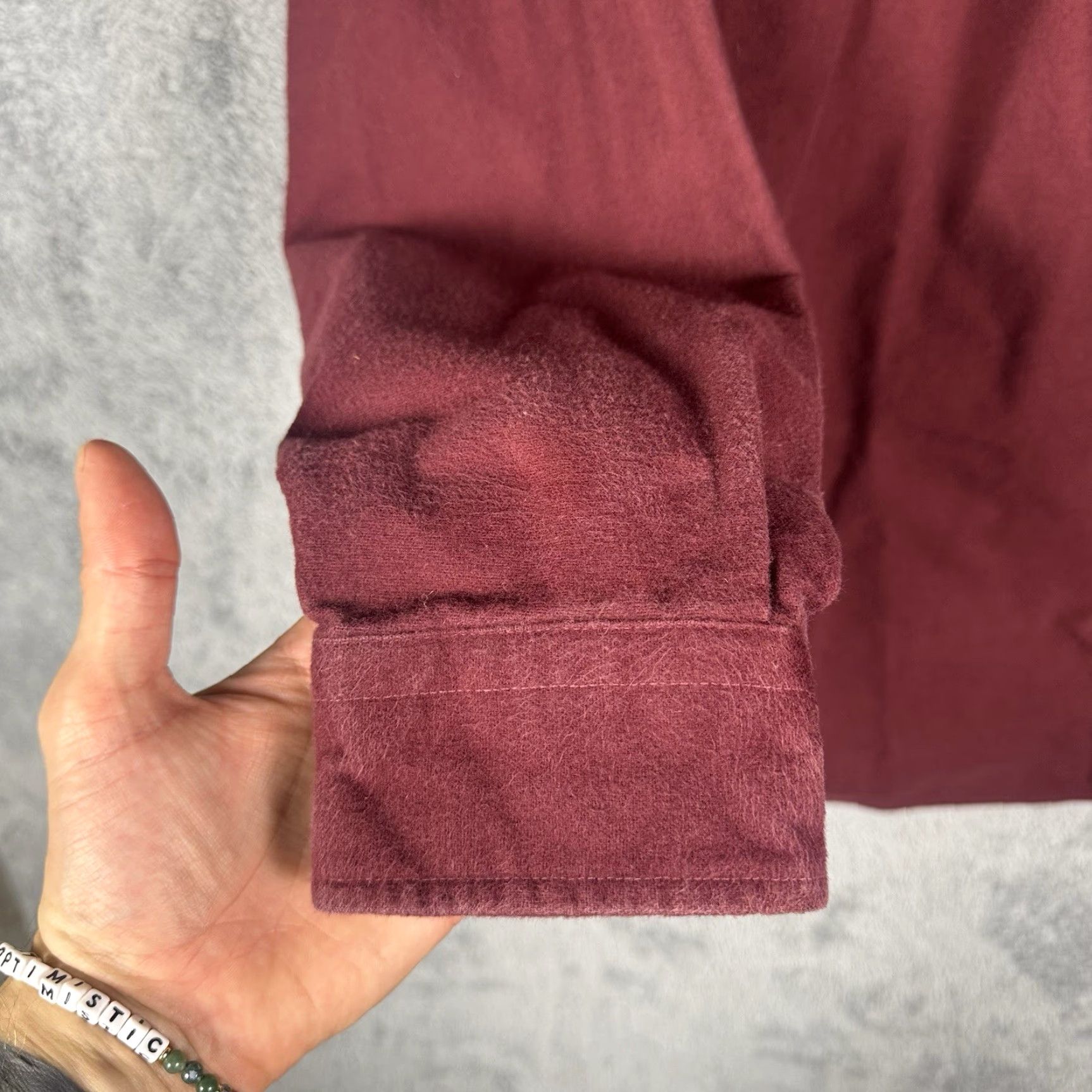 Vintage LL Bean Chamois Shirt Mens LT Tall Soft Flannel Heavyweight Cotton 90s Red Shirt Mens LT Tall Red 90s LL Bean Chamois Shirt Size US L / EU 52-54 / 3 - 6 Thumbnail
