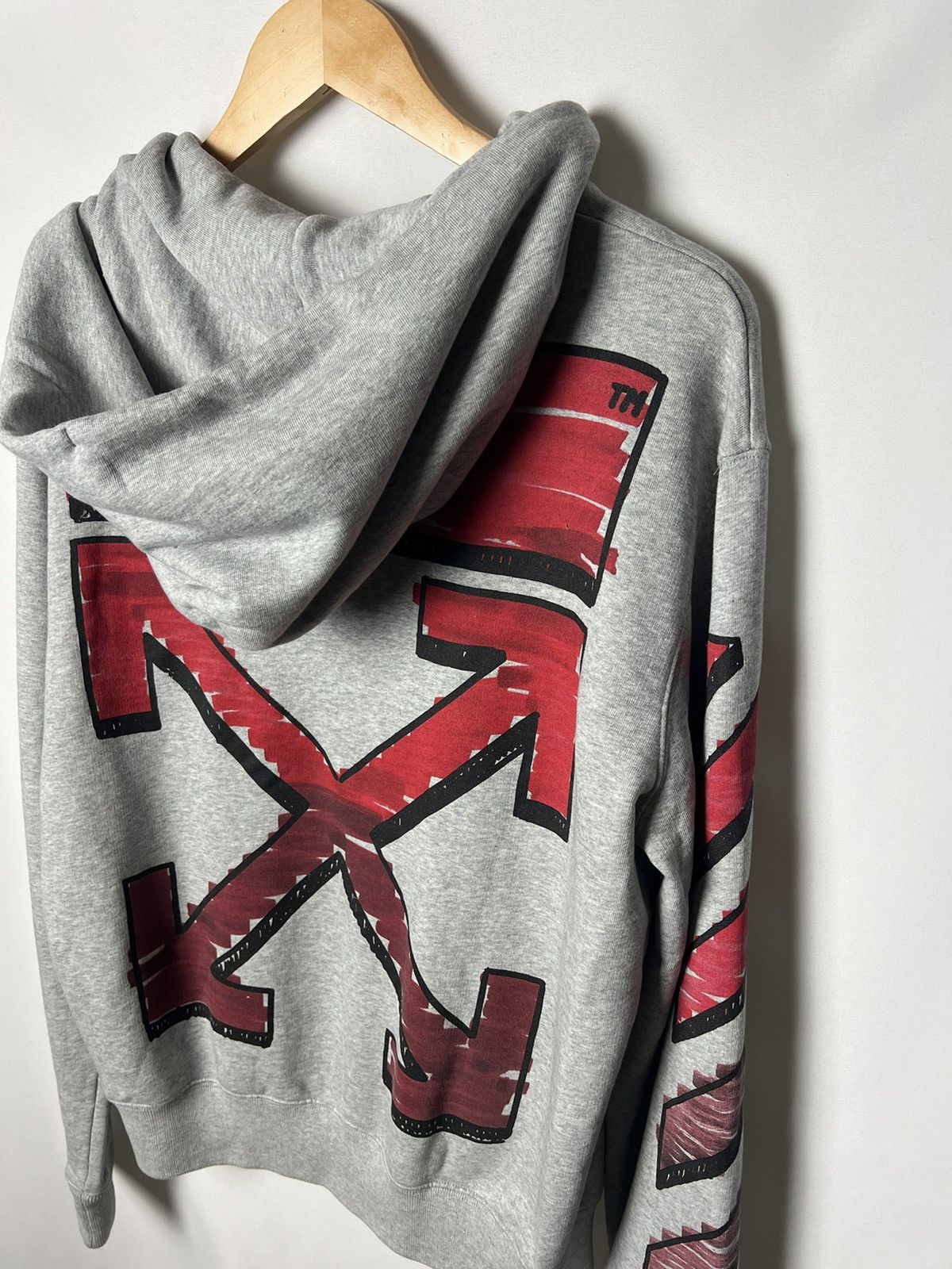Off-White Off-white gray hoodie Size US M / EU 48-50 / 2 - 7 Thumbnail