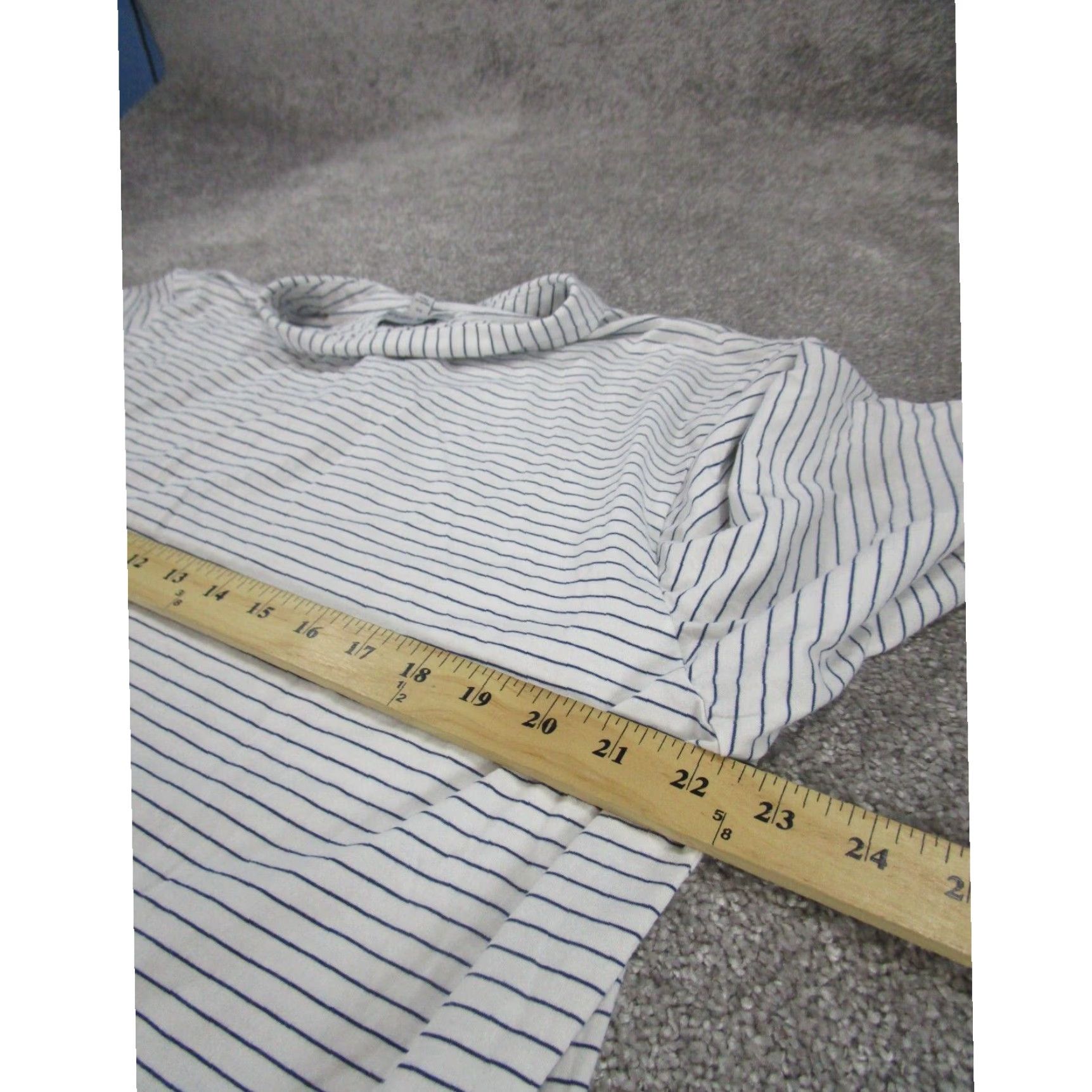 Peter Millar Peter Millar Golf Polo Shirt Mens XL White Striped Short Sleeve Regular Fit Size US XL / EU 56 / 4 - 5 Thumbnail