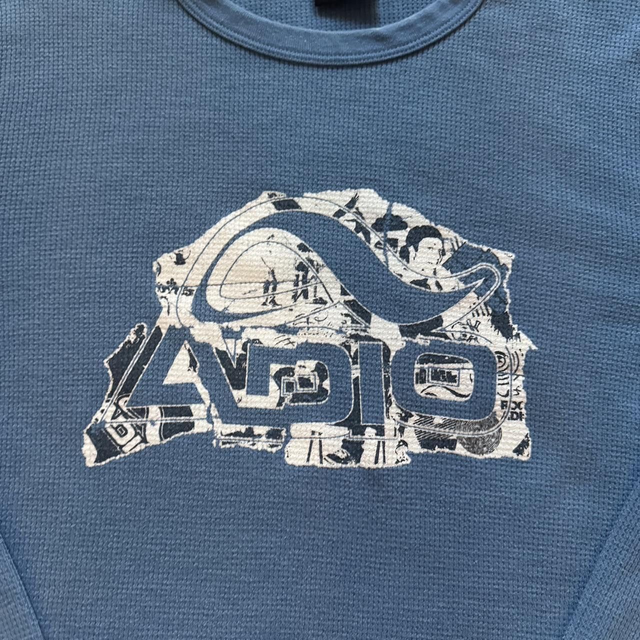 Vintage Vintage Y2K Adio Skater Graphic Blue Longsleeve Thermal Size US XL / EU 56 / 4 - 5 Thumbnail