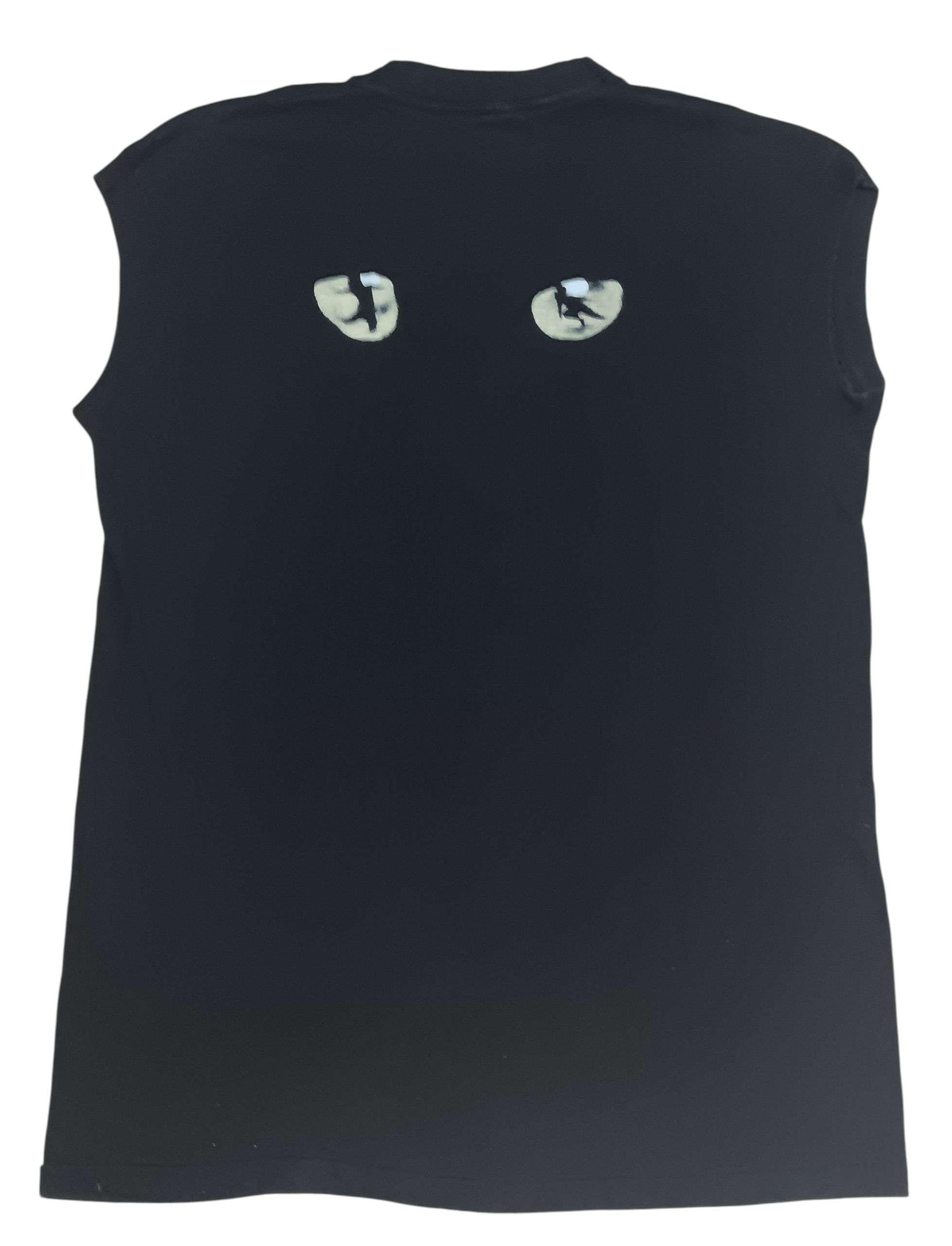Band Tees VINTAGE CATS LONDON MUSICAL ©1981 SLEEVELESS SHIRT Size US L / EU 52-54 / 3 - 6 Thumbnail
