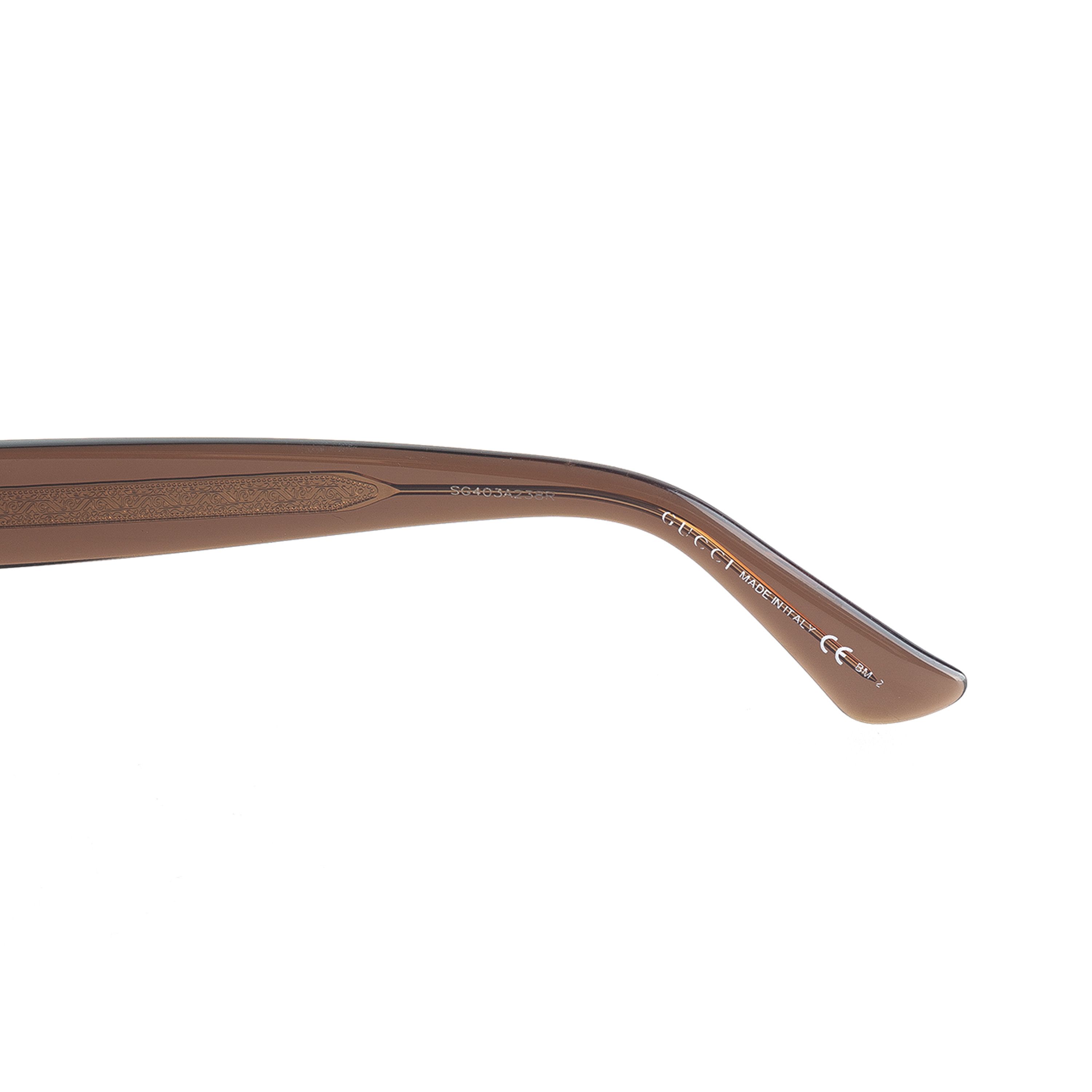 Gucci Gucci GG 3815/S R3VJD Vintage Brown Rounded Sunglasses Size ONE SIZE - 8 Thumbnail