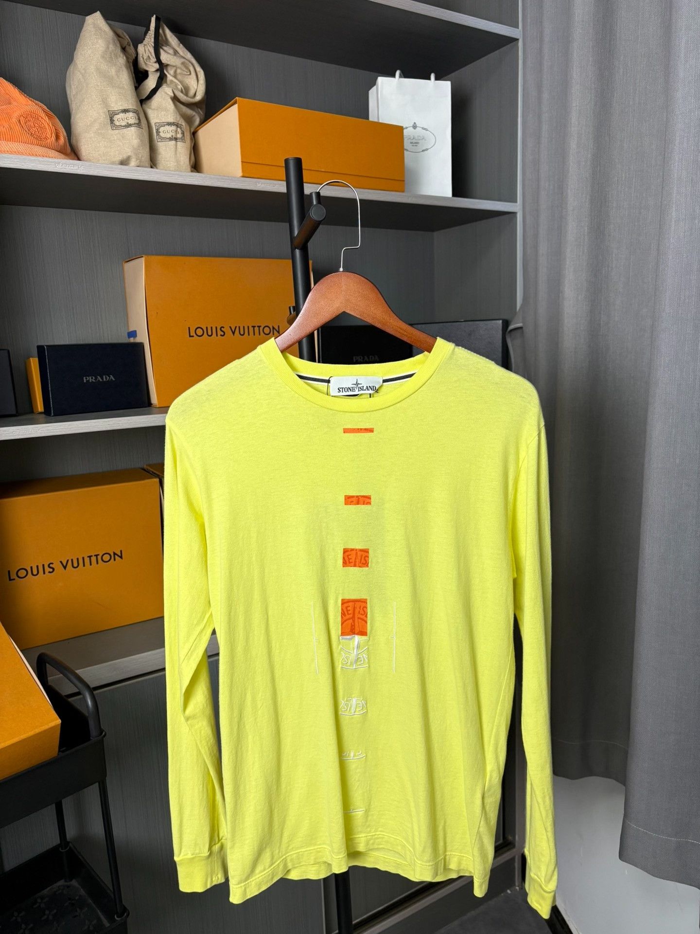 Stone Island Stone Island Yellow T-Shirt S Men Size US S / EU 44-46 / 1 - 1 Thumbnail
