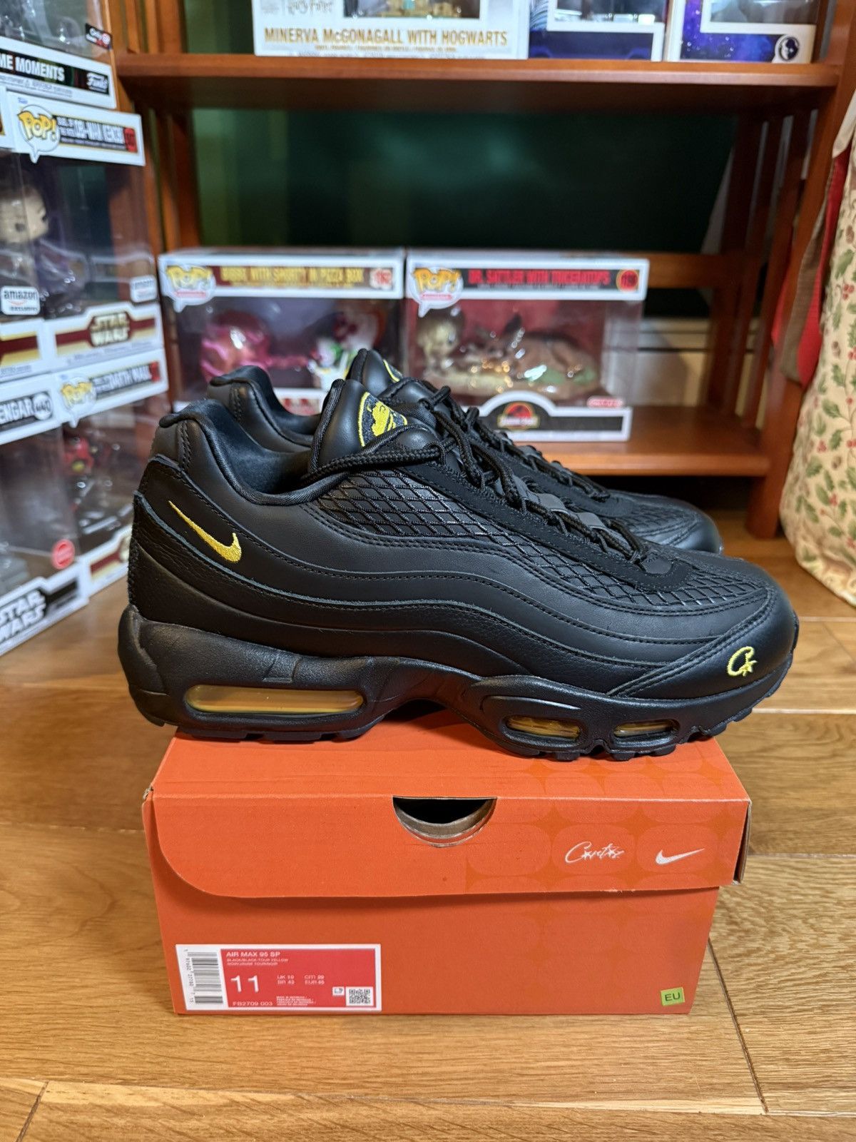 Corteiz × Nike Corteiz Nike Air Max 95 “Honey Blacks” Size US 11 / EU 44 - 1 Thumbnail