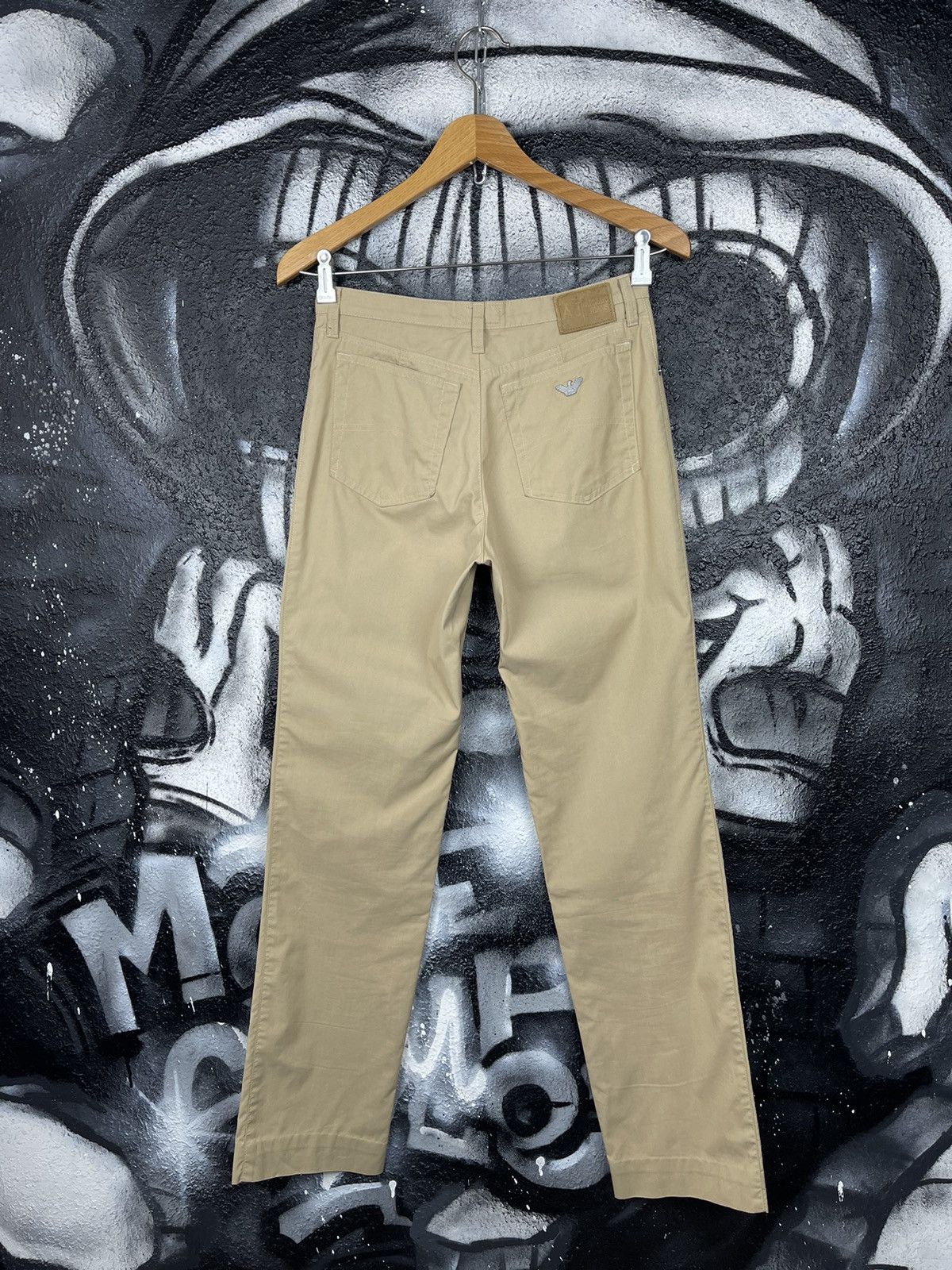 Armani Armani Jeans Comfort Fit Beige Italian Pants Women’s Size 27 Size 27" / US 4 / IT 40 - 7 Thumbnail