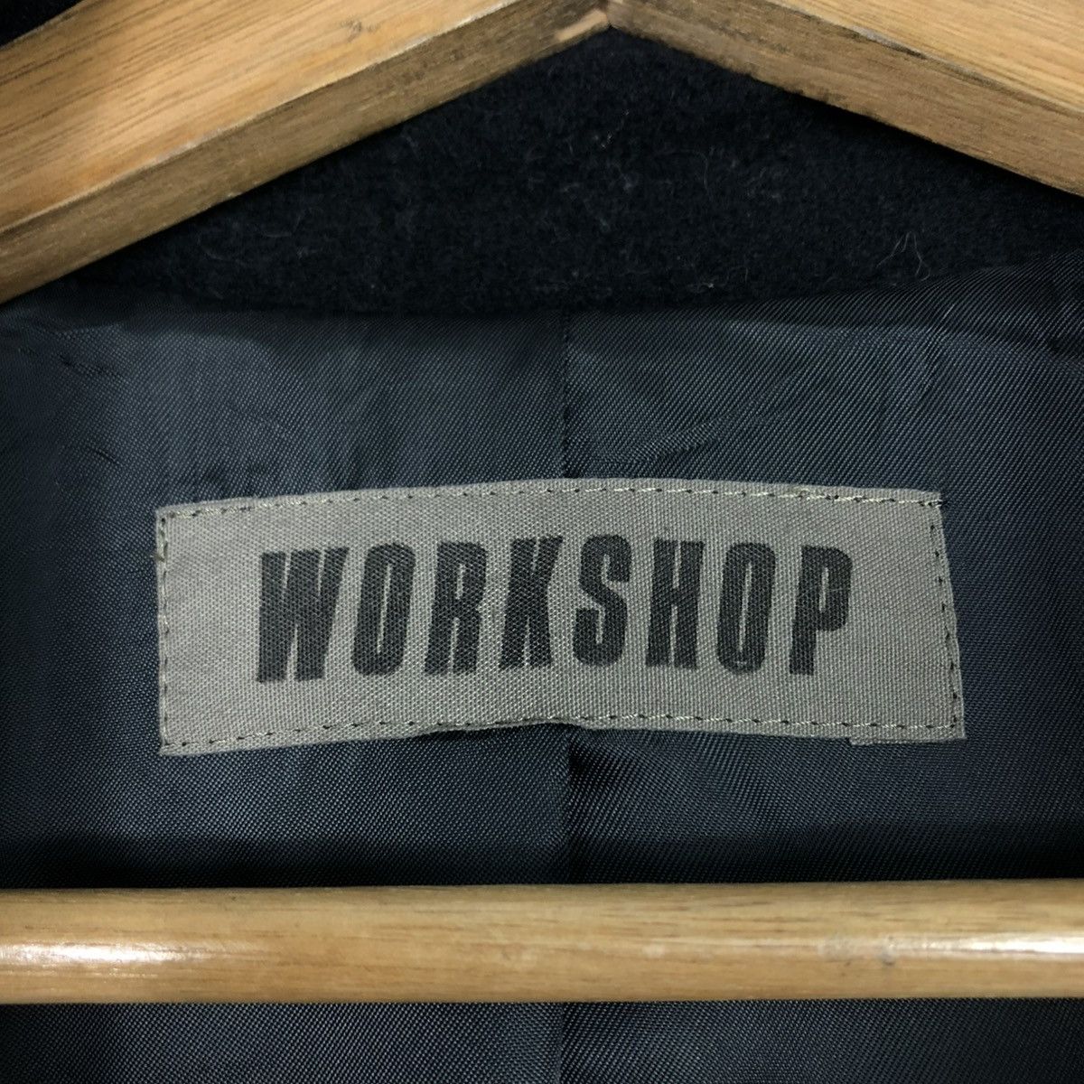 Yohji Yamamoto 🔥VINTAGE WOOL LONG JACKET WORKSHOP YOHJI YAMAMOTO RICH BLACK Size US M / EU 48-50 / 2 - 19 Thumbnail