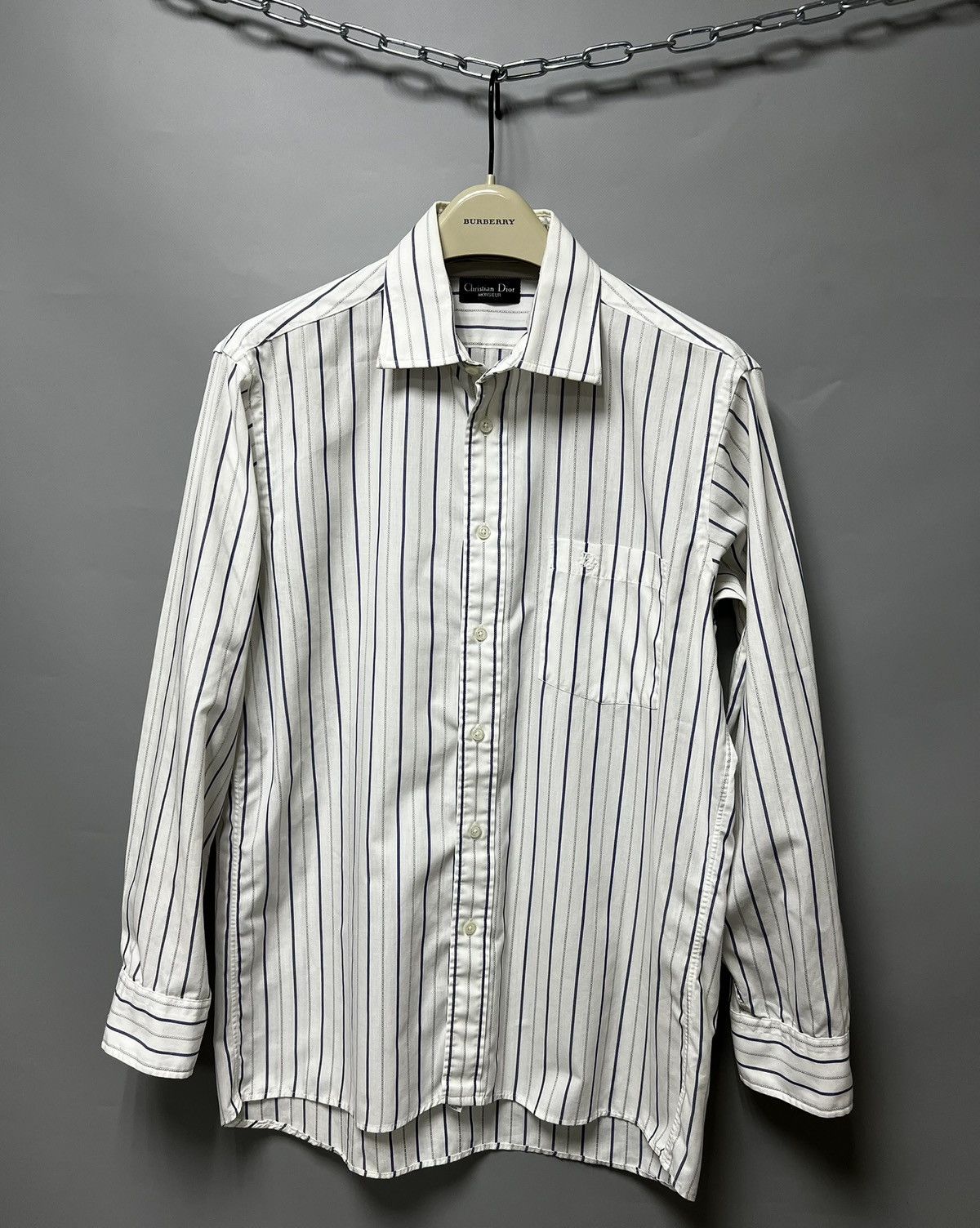 Christian Dior Monsieur × Vintage CHRISTIAN DIOR Monsieur Vintage Striped Crazy Shirt y2k USA Size US M / EU 48-50 / 2 - 1 Thumbnail