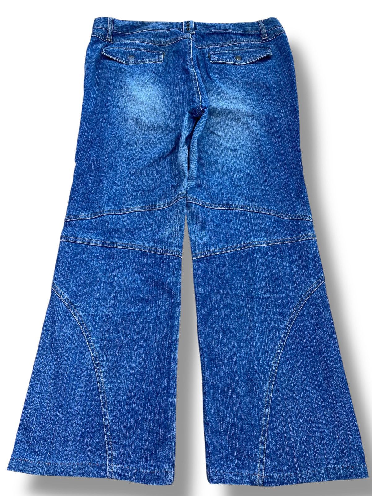 Japanese Brand Japanese Brand Bush Pants Whiskers Style Jeans Size US 35 - 3 Thumbnail