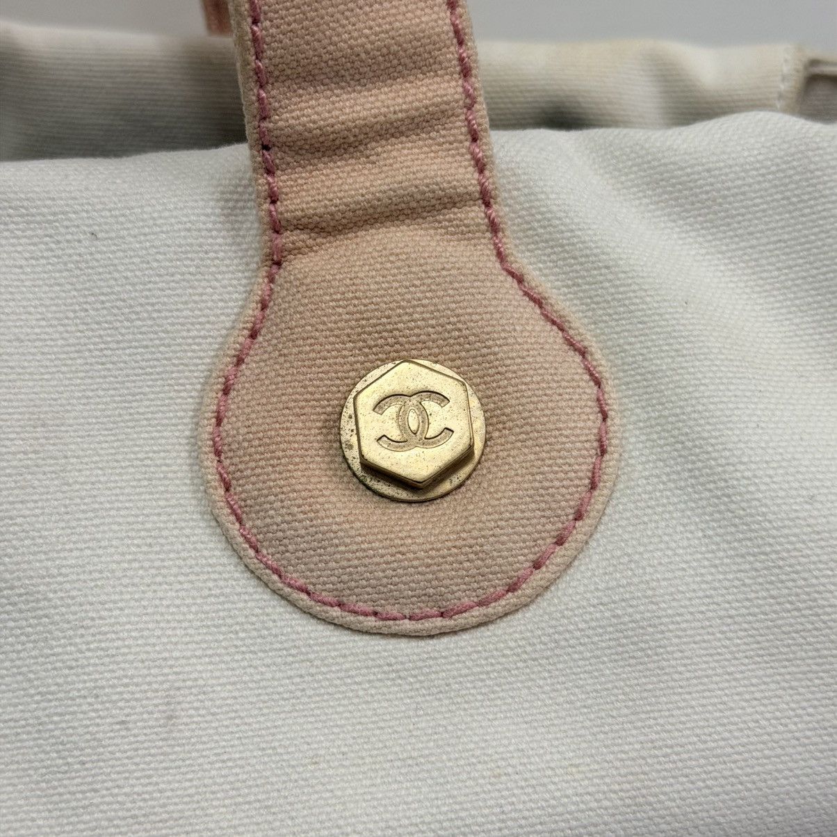 Chanel Chanel Marshmallow Beige Tote Bag Pre-Owned Size ONE SIZE - 9 Thumbnail