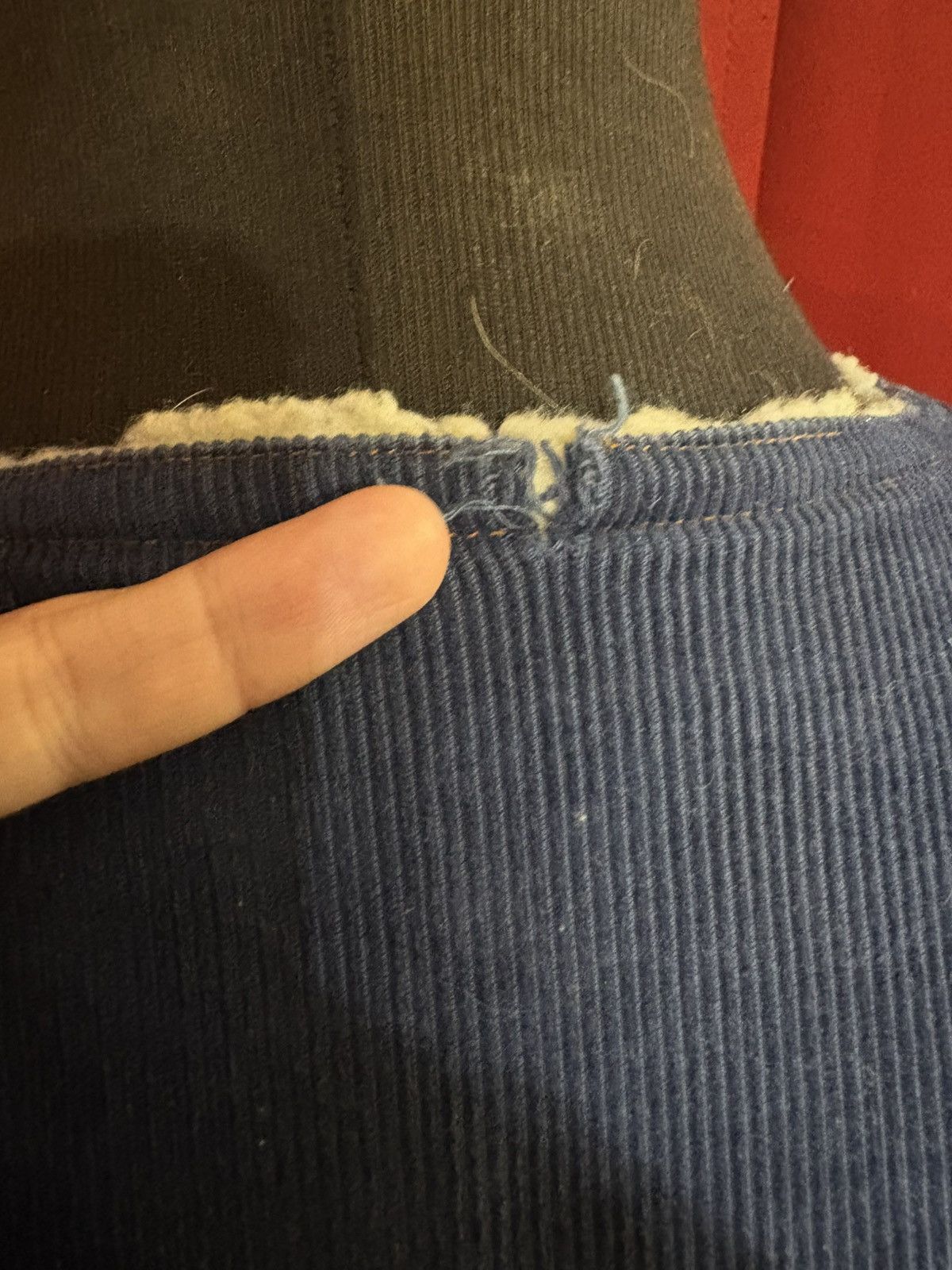 Vintage Vintage Denim Corduroy Vest Sherpa Lined Western Wear Grail Size US M / EU 48-50 / 2 - 5 Thumbnail