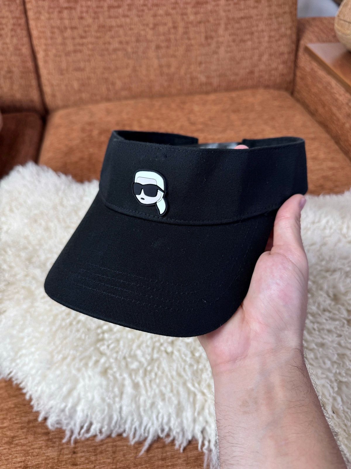 Karl Lagerfeld Karl Lagerfeld Ikonik Visor Size ONE SIZE - 4 Thumbnail