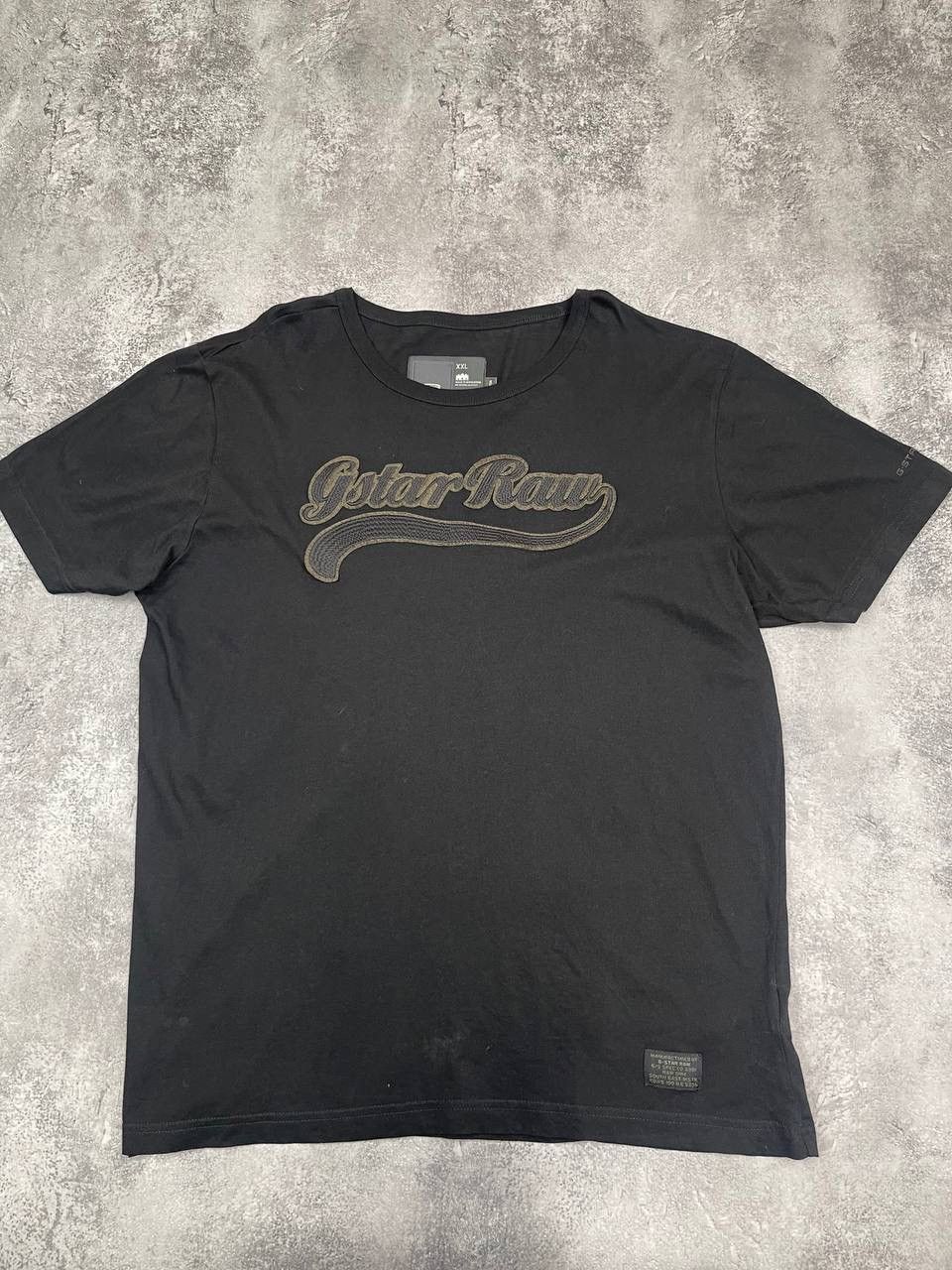 G-Star G-Star Raw Men Cotton T-Shirt Black Vintage Size XXL Size US XXL / EU 58 / 5 - 1 Thumbnail