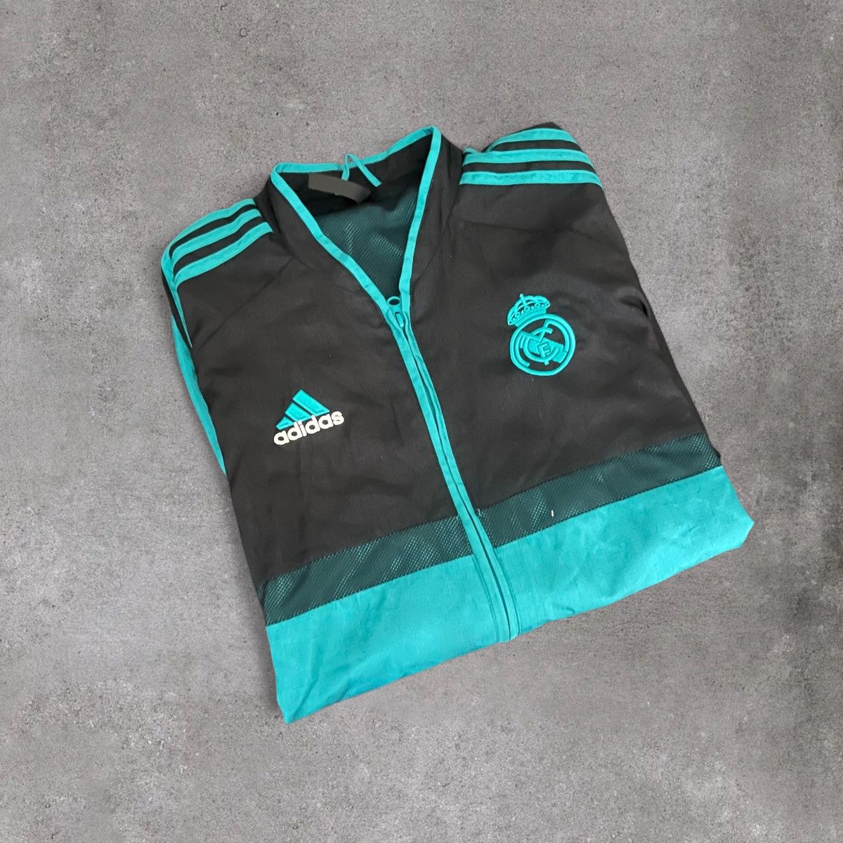 Adidas Adidas Real Madrid Vintage Track Jacket Black/Green Size US L / EU 52-54 / 3 - 6 Thumbnail