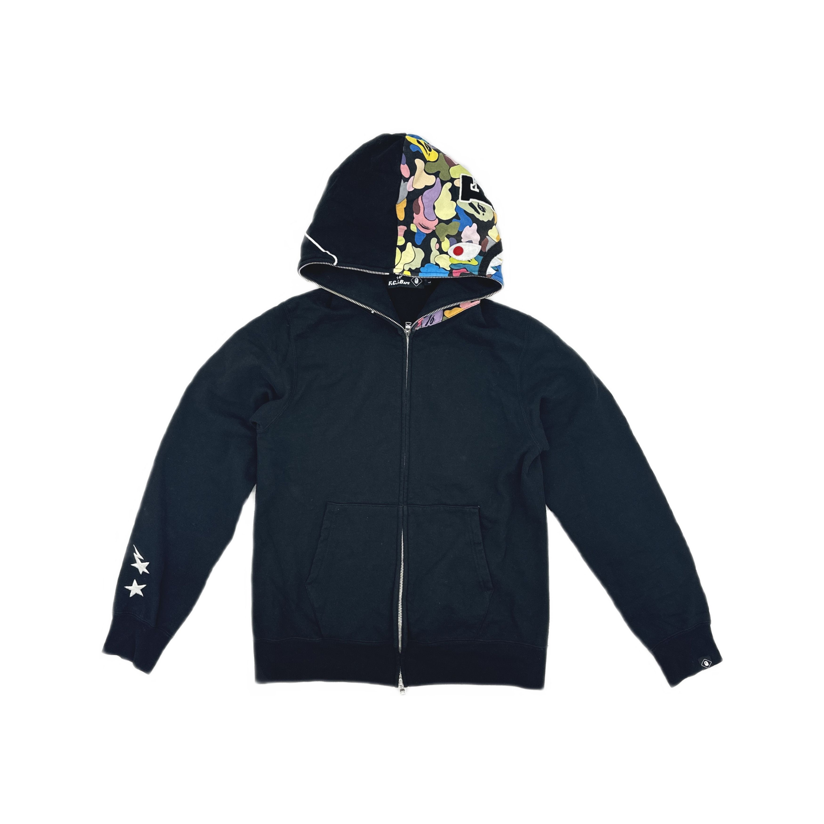 Bape × F.C. Real Bristol A Bathing Ape x F.C. Real Bristol Shark Hoodie Size L Size US L / EU 52-54 / 3 - 1 Thumbnail