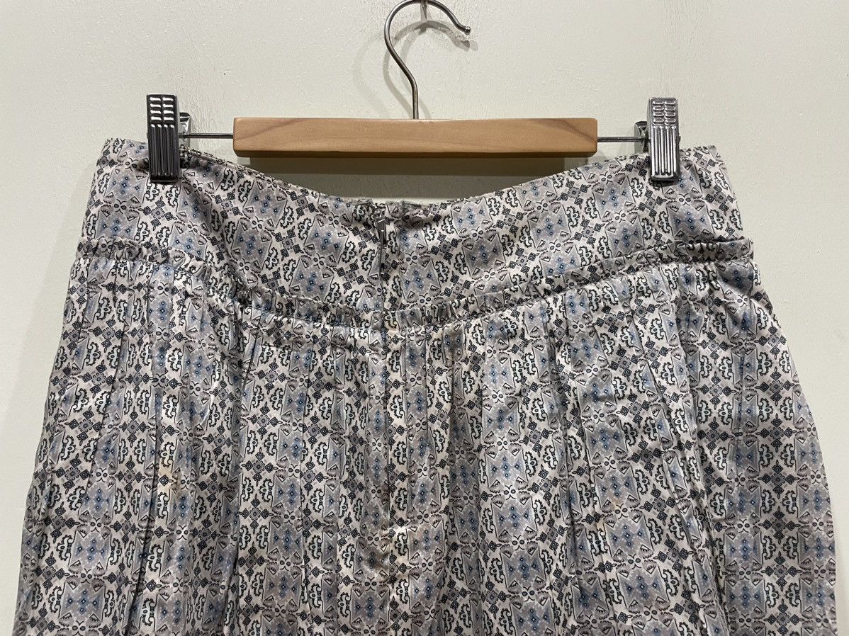 Zucca Zucca Half Pleated Midi Skirt Size 31" - 3 Thumbnail
