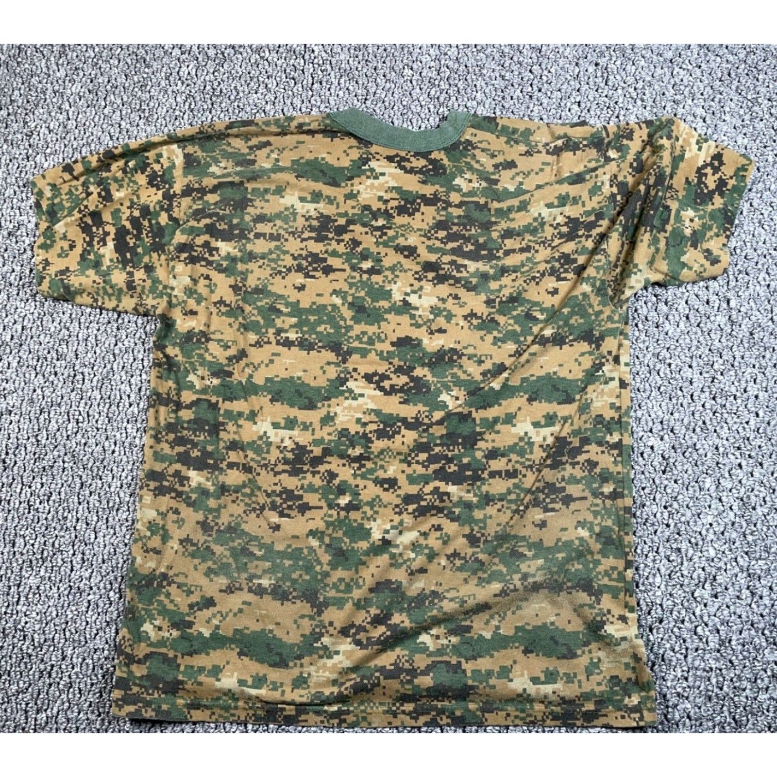 Vintage VINTAGE Digital Camouflage Shirt Adult 2XL Brown Green Camo 80s Military Mens Size US XXL / EU 58 / 5 - 2 Thumbnail