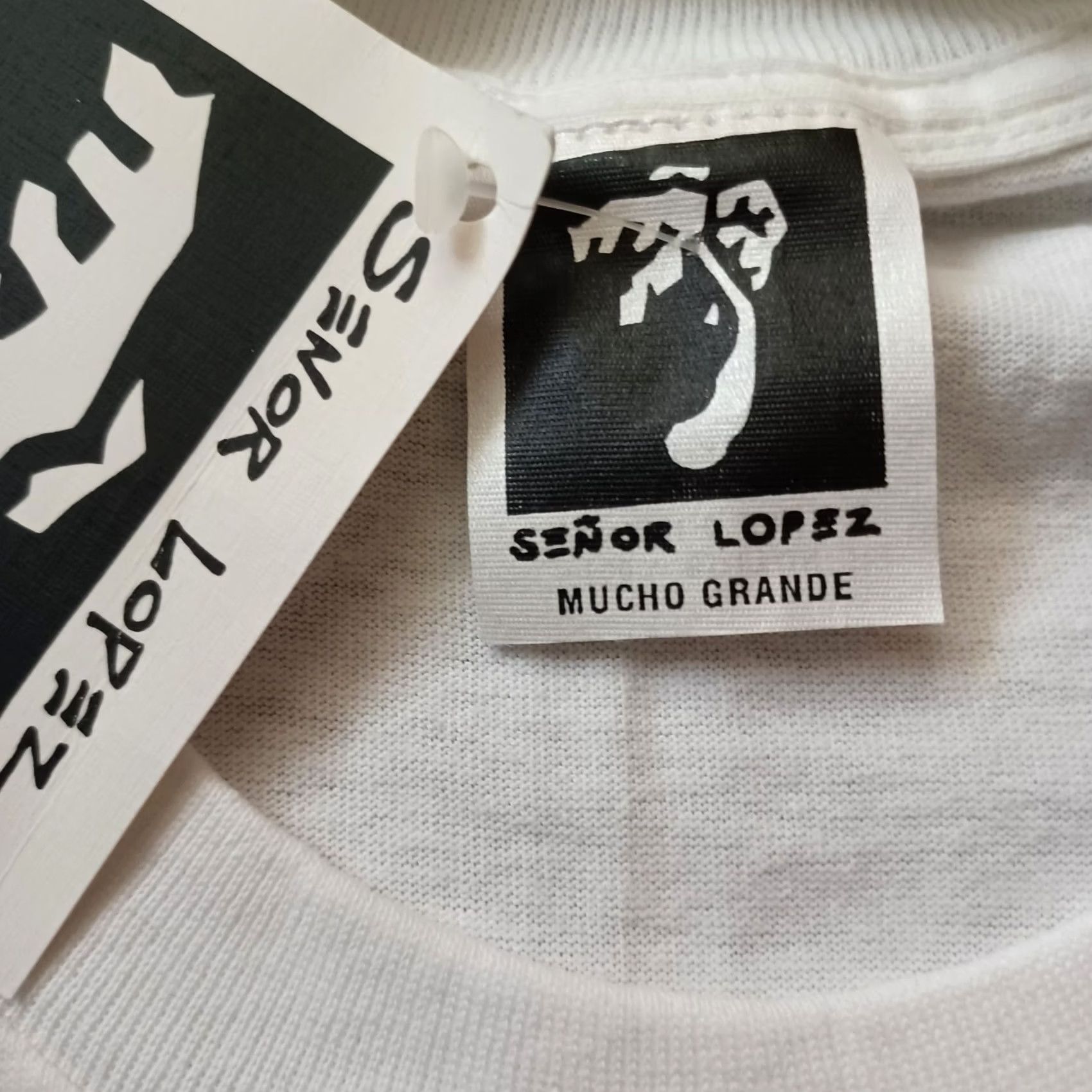 Vintage VINTAGE Senor Lopez T Shirt Mens XL White No Comprende Aztec Graphic USA Shirt Size US XL / EU 56 / 4 - 3 Thumbnail