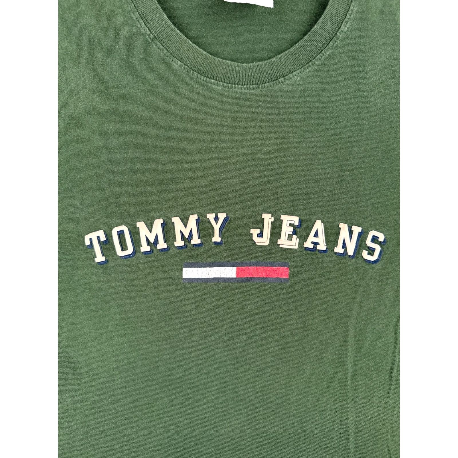 Tommy Hilfiger Tommy Hilfiger Jeans Shirt Adult XL Green Long Sleeve Crew 100% Cotton Size US XL / EU 56 / 4 - 6 Thumbnail