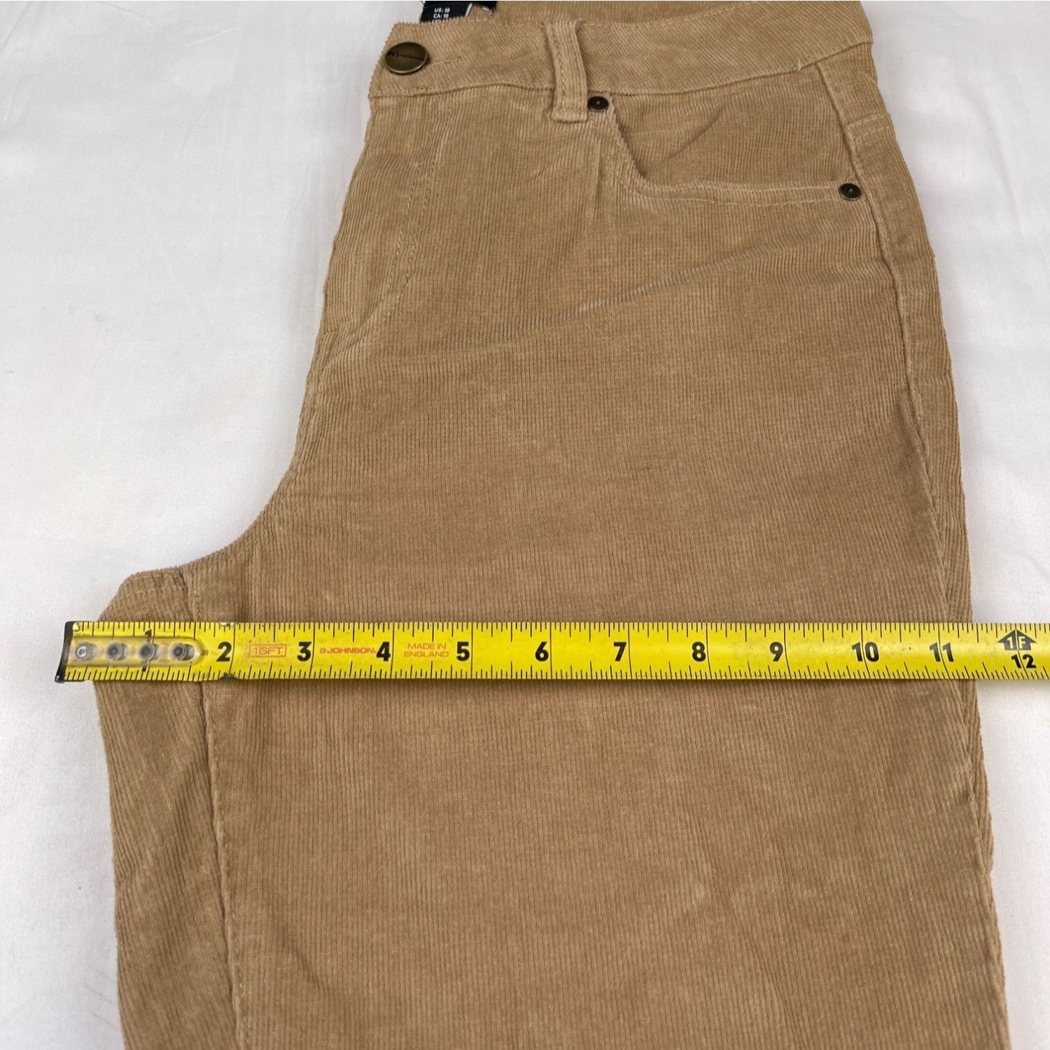 Jones New York Jones New York Women’s Tan Corduroy Pants/Bootcut Sz 10 SKU Size 32" / US 10 / IT 46 - 7 Thumbnail
