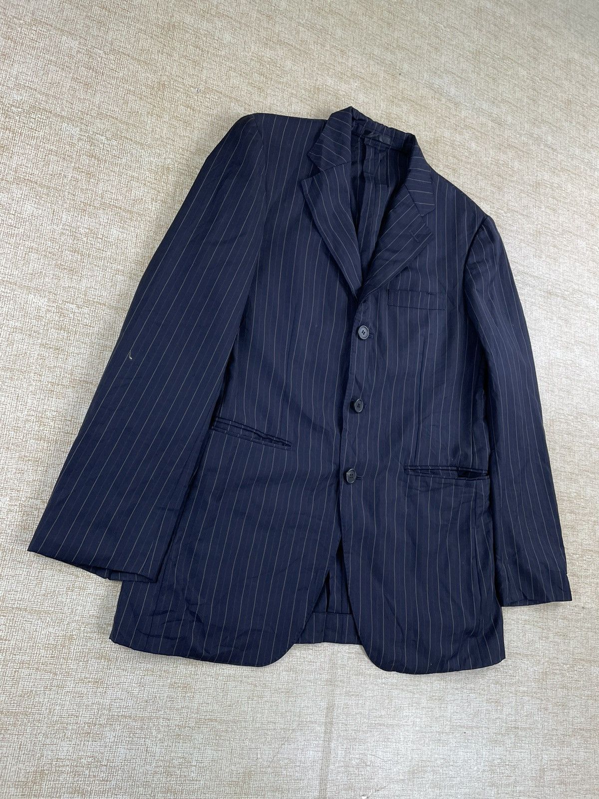 Ermenegildo Zegna × Paul Smith × Vintage VINTAGE PAUL SMITH X ERMENEGILDO ZEGNA HARRINGBONE BLAZER Size US M / EU 48-50 / 2 - 2 Thumbnail