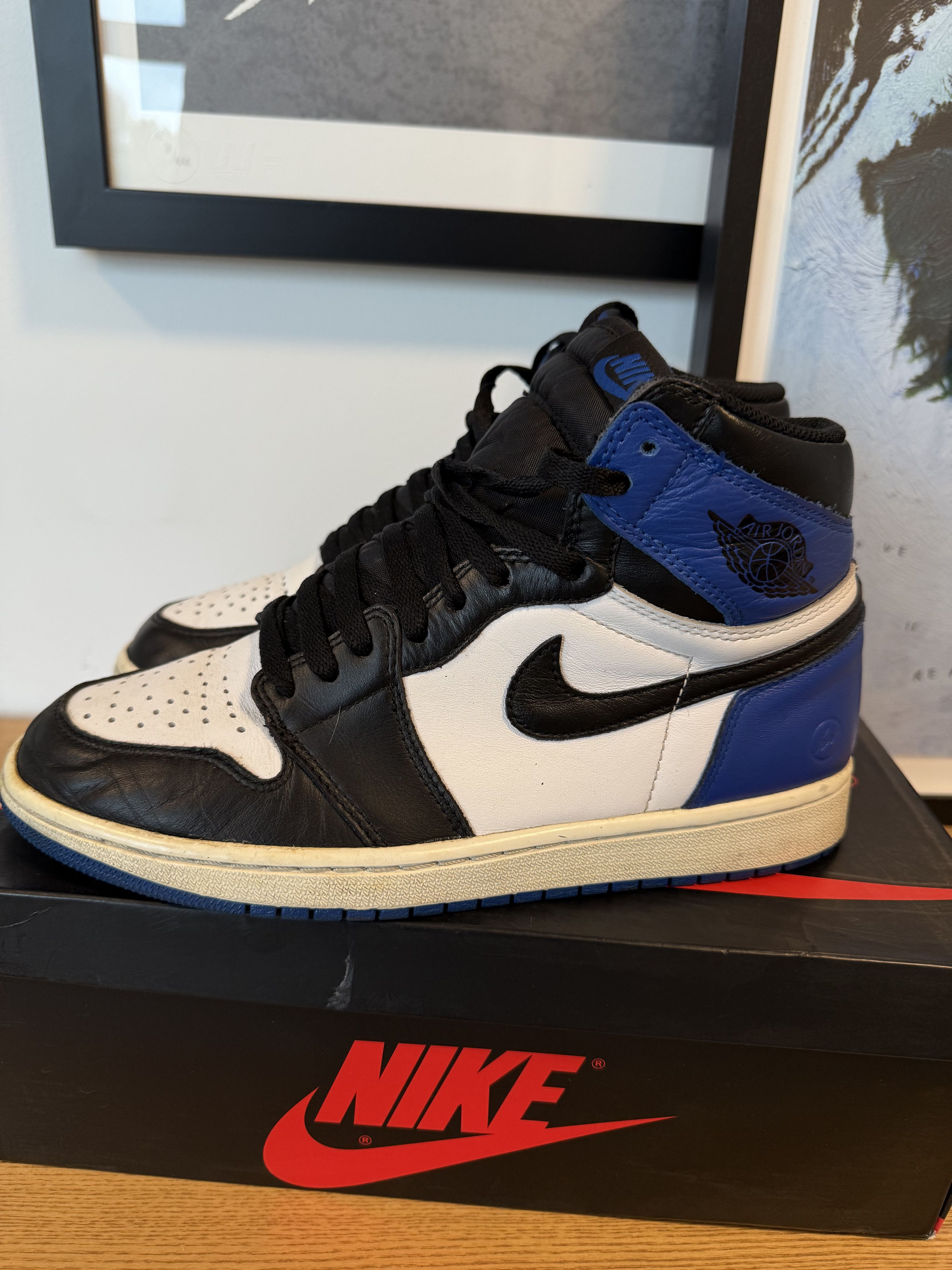 Fragment Design × Nike Jordan 1 Retro High OG x Fragment Design 2014 - 8.5 Size US 8.5 / EU 41-42 - 5 Thumbnail