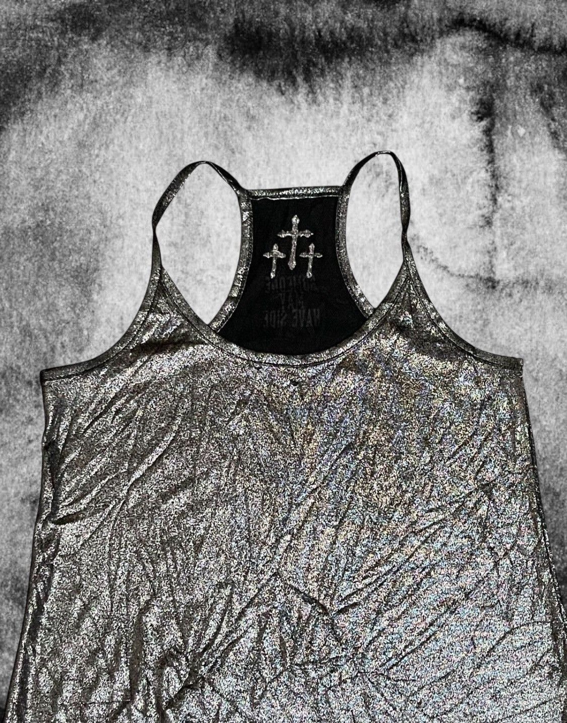 If Six Was Nine Y2K Ghost Of Harlem Glitter Poem Tanktop Size US S / EU 44-46 / 1 - 4 Thumbnail