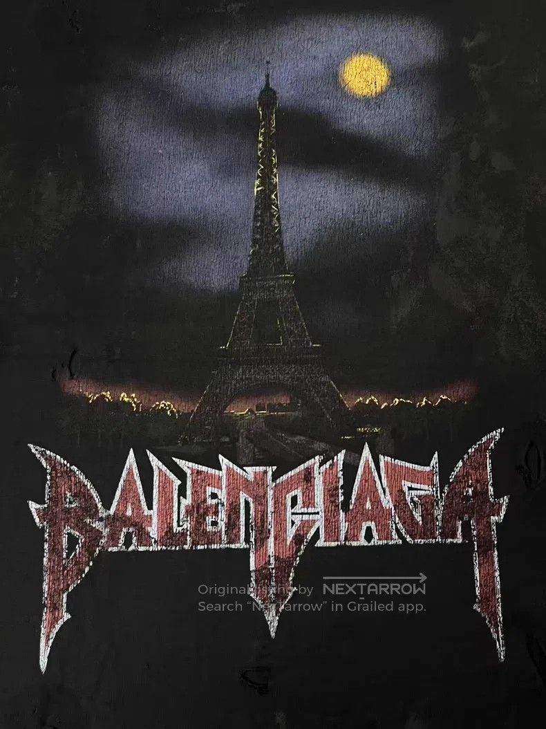 Balenciaga Balenciaga Letter Printed Round Neck Casual Short Sleeve T Size US S / EU 44-46 / 1 - 3 Thumbnail