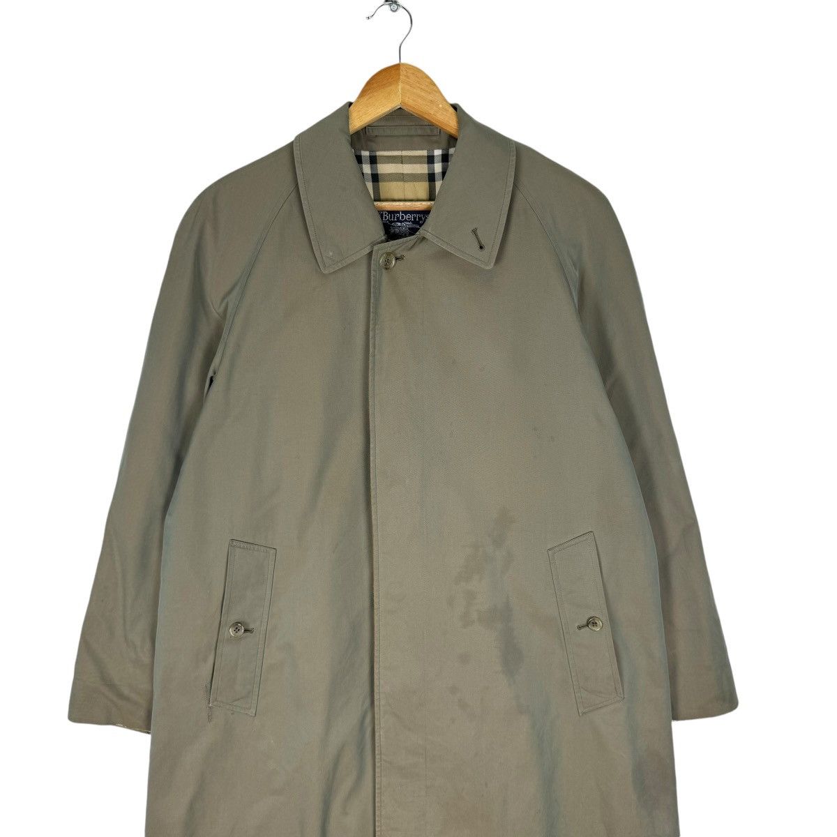 Burberry × Burberry Prorsum × Vintage ☀️BURBERRYS NOVA CHECK OVERCOAT LONG JACKET Size US M / EU 48-50 / 2 - 3 Thumbnail