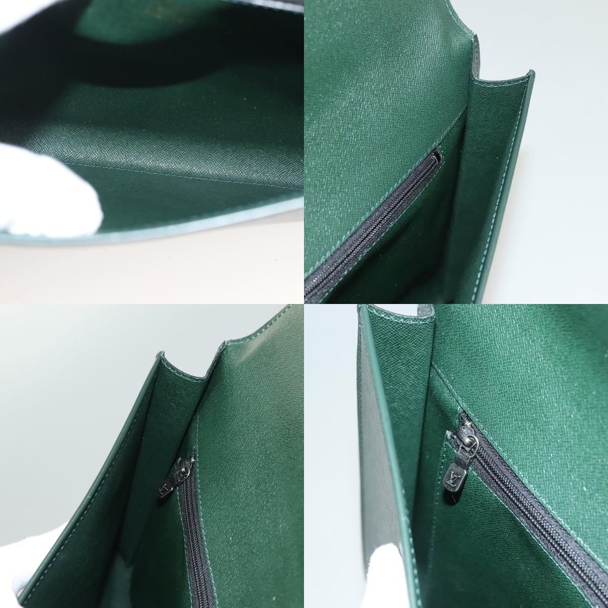 LOUIS VUITTON Taiga Leather Volga Briefcase Epicea M30204