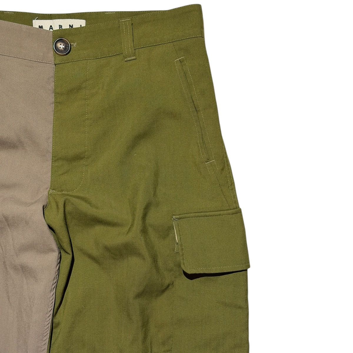 Marni Two tone leg cargo trouser Size US 32 / EU 48 - 2 Thumbnail