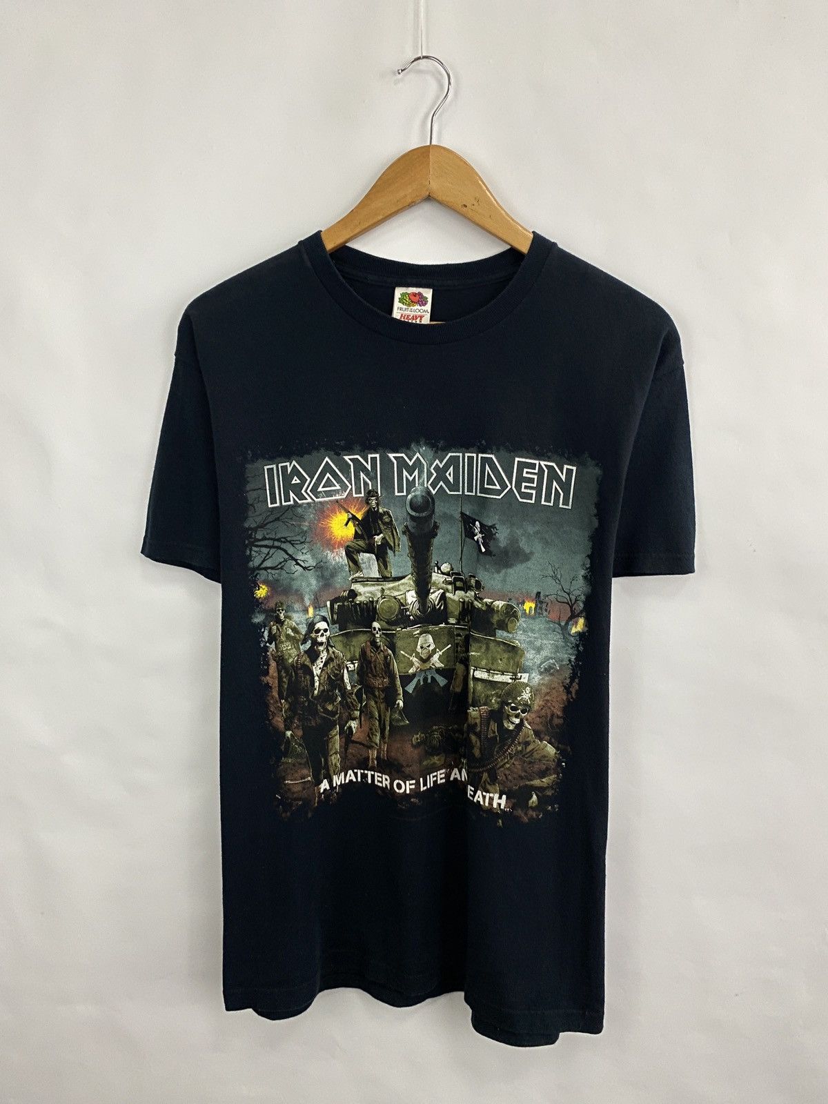 Iron Maiden 🇬🇧☠️ Vintage 2006 Iron Maiden A Matter of Life and Death Tee Size US M / EU 48-50 / 2 - 3 Thumbnail