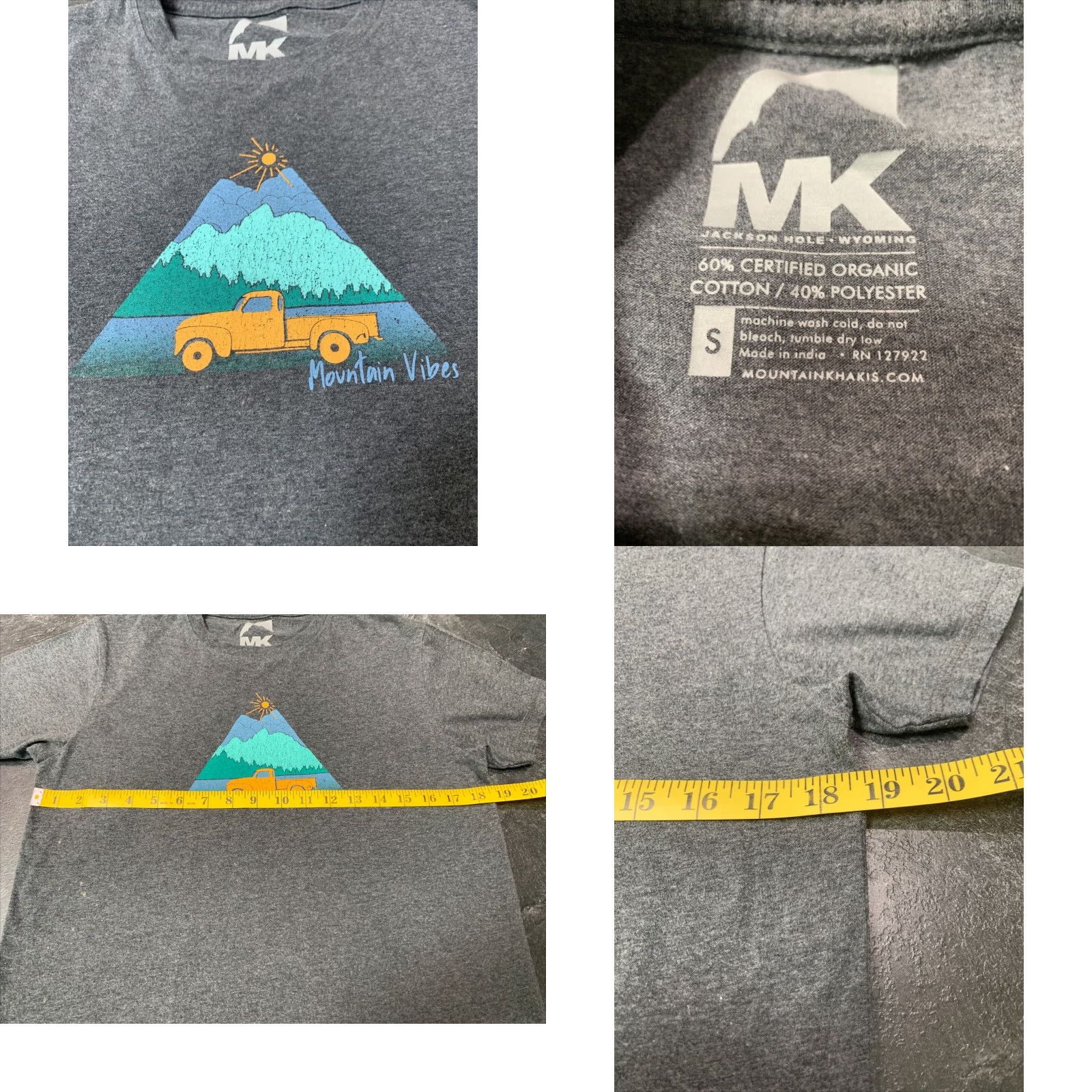 Mountain Khakis Mountain Khakis T-Shirt Gray Small Mens Size US S / EU 44-46 / 1 - 4 Thumbnail