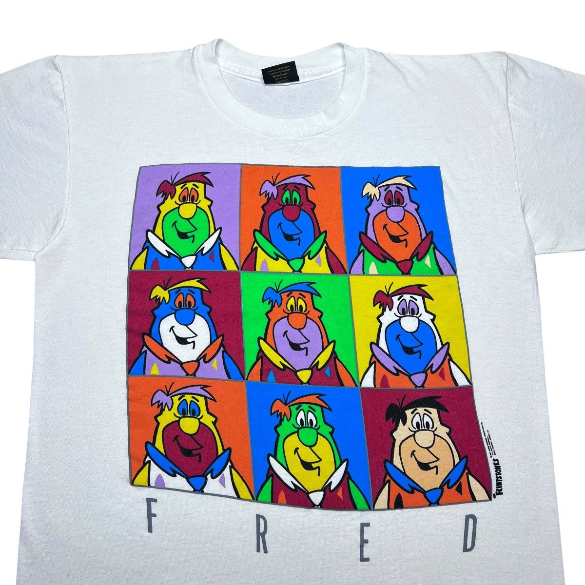 Changes Vintage 1991 Fred Flintstone Andy Warhol Style Pop Art Tee Size US L / EU 52-54 / 3 - 5 Thumbnail