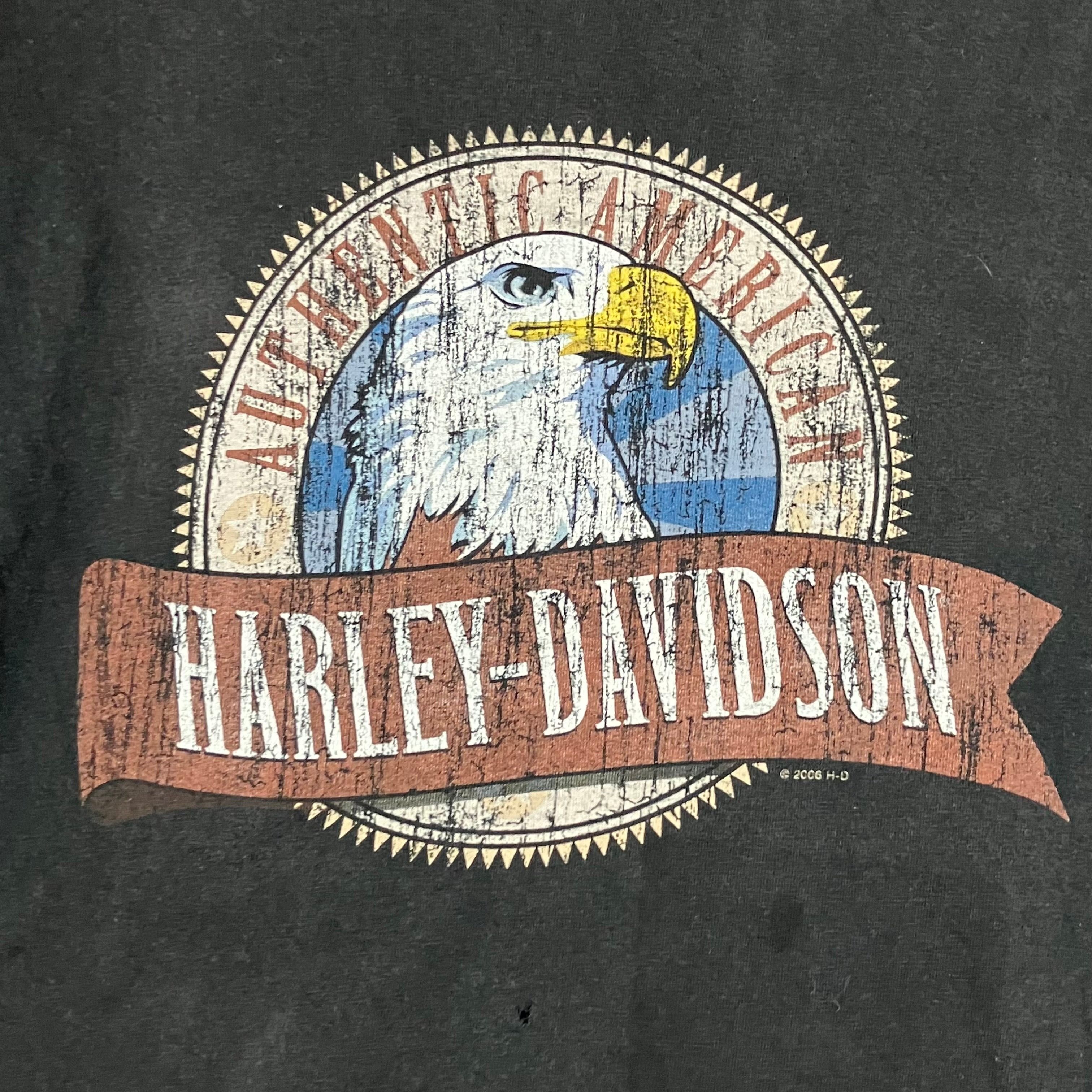 Harley Davidson Y2K 2004 Harley Davidson Eagle Las, Vegas Tee Size XL Size US XL / EU 56 / 4 - 5 Thumbnail