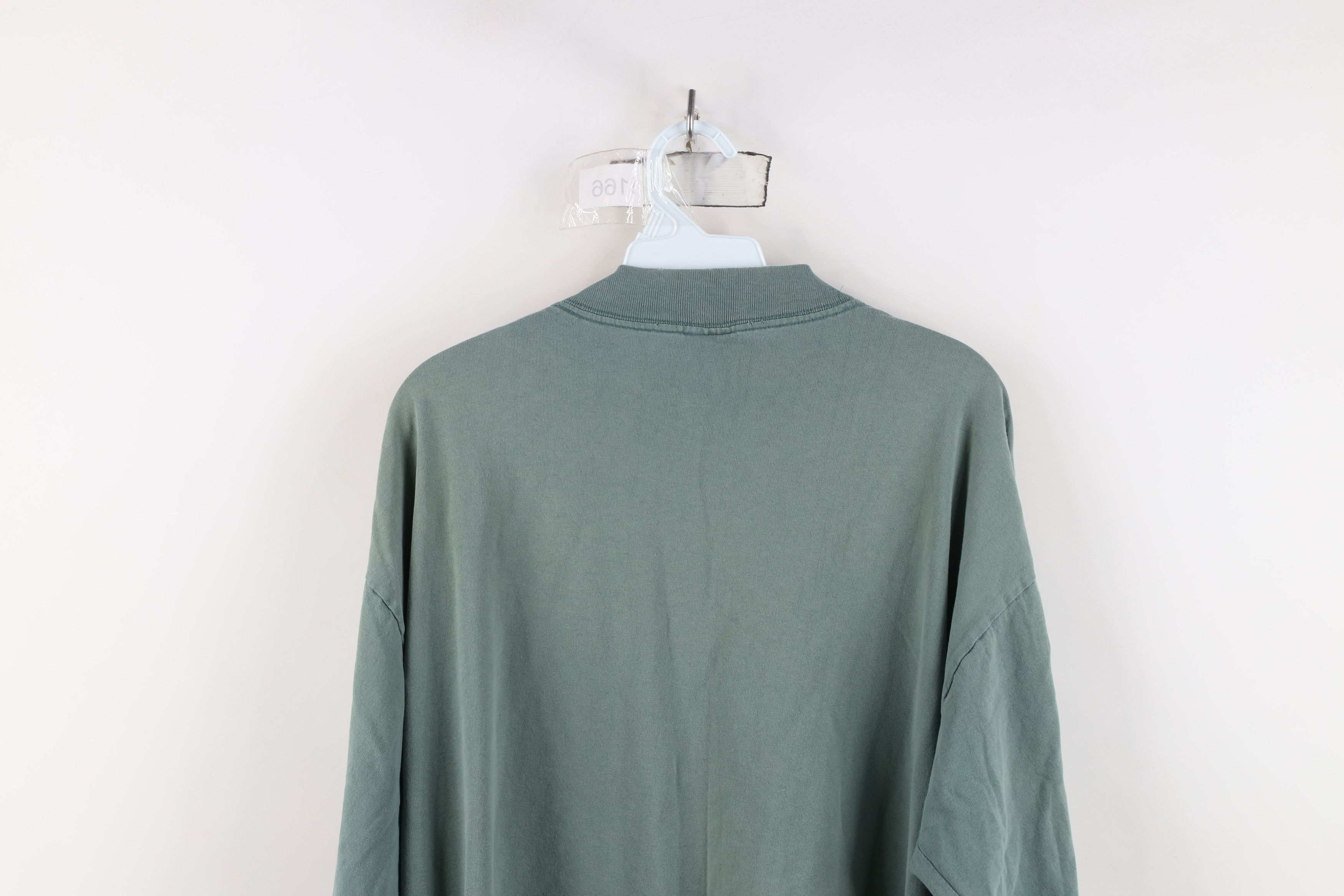 Cabelas Vintage 90s Cabelas Spell Elk Mock Neck Long Sleeve T-Shirt Size US XL / EU 56 / 4 - 15 Thumbnail