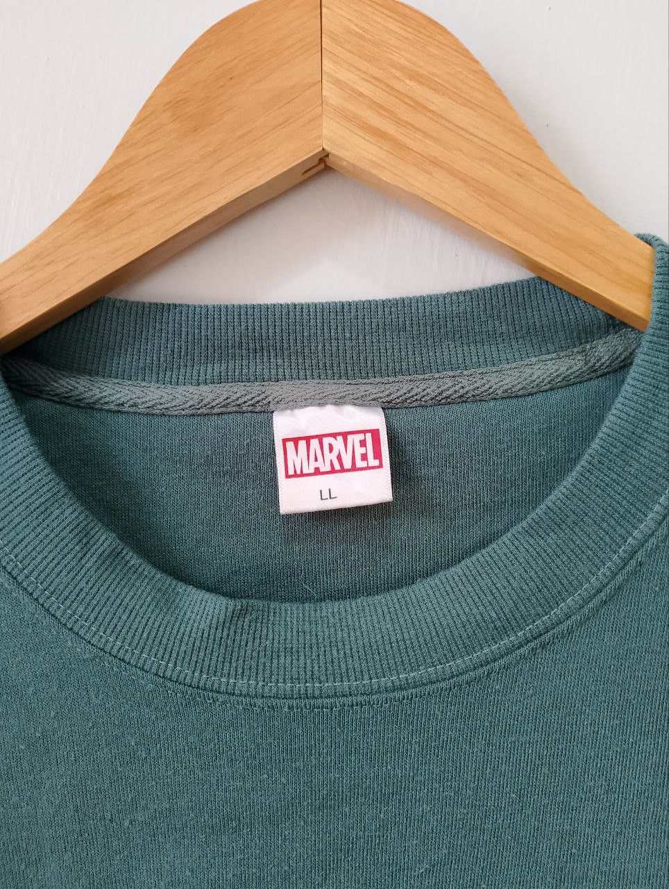 Marvel Comics MARVEL Japan Center Spellout Embroidery Sweatshirt Size US L / EU 52-54 / 3 - 4 Thumbnail