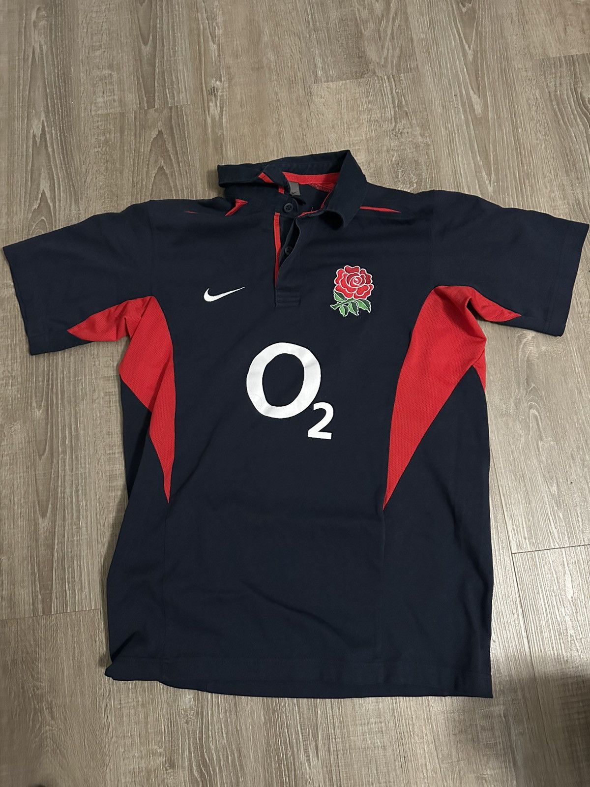 Nike England Rugby Polo Size US XL / EU 56 / 4 - 1 Thumbnail