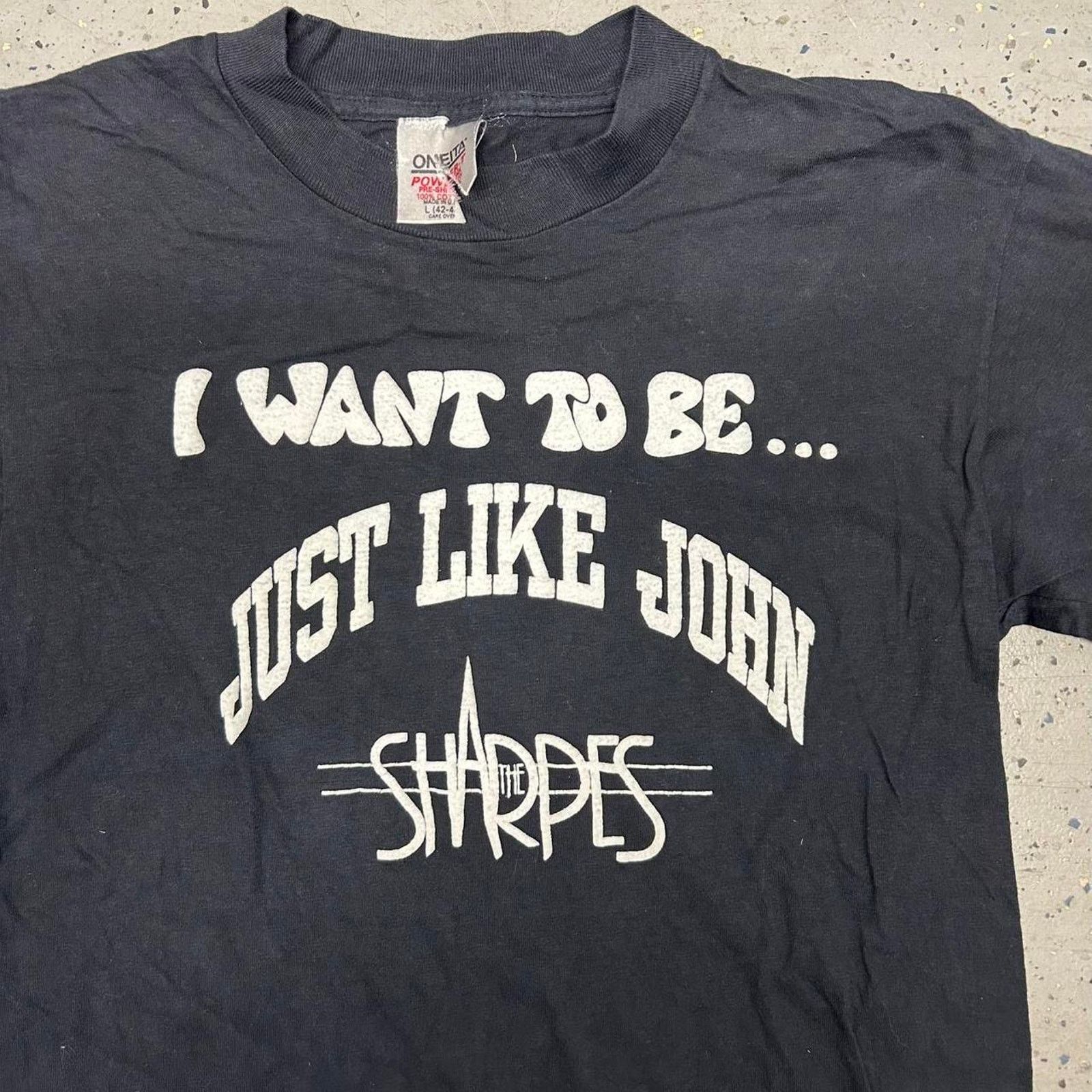 Other Black vintage John The Sharpe's band tee Size US L / EU 52-54 / 3 - 2 Thumbnail
