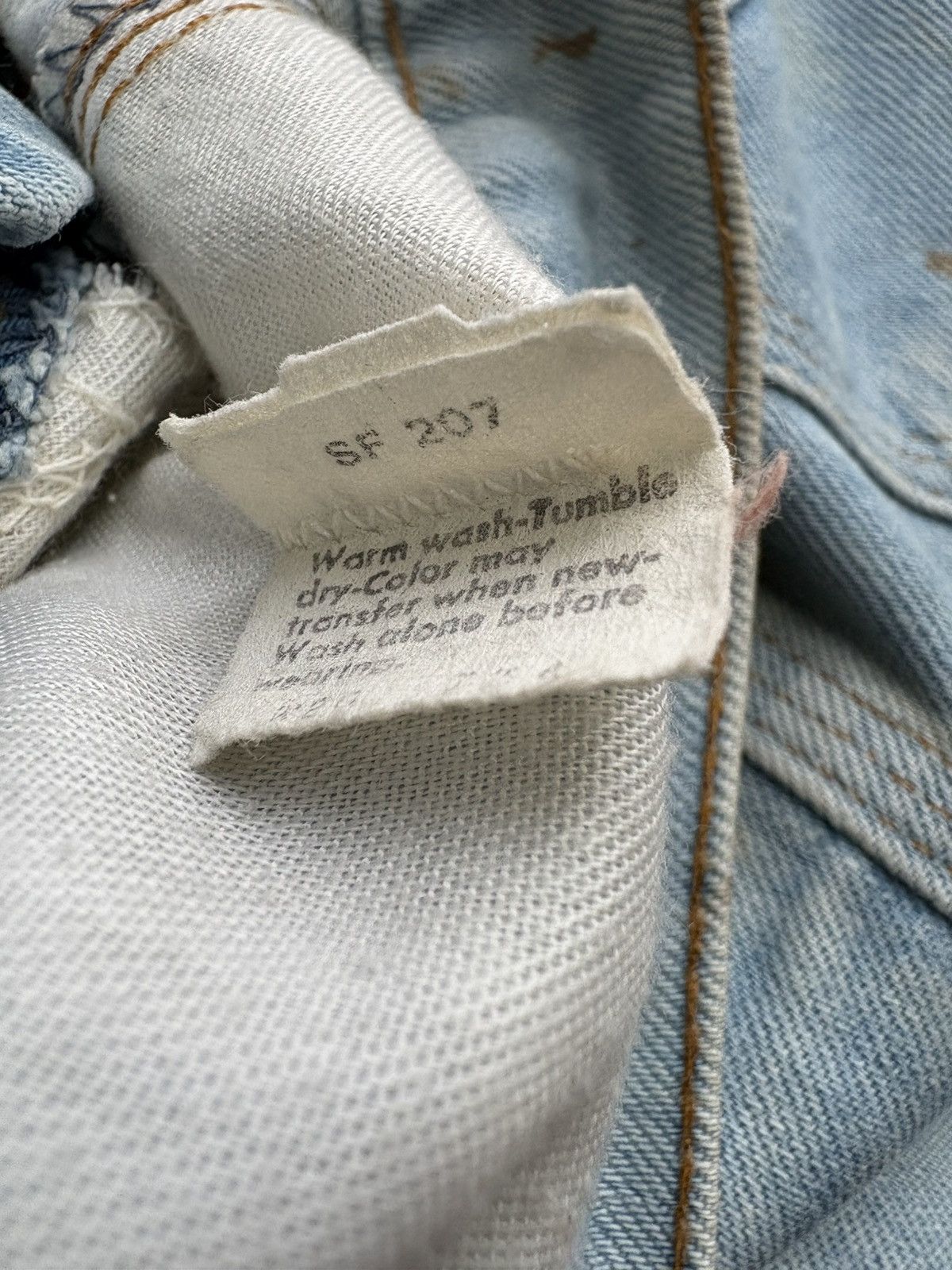 Levi's Vintage Clothing HOLY GRAIL 70’s ULTRA-RARE Levis 646 Orange Tab Museum Piece Size US 28 / EU 44 - 16 Thumbnail