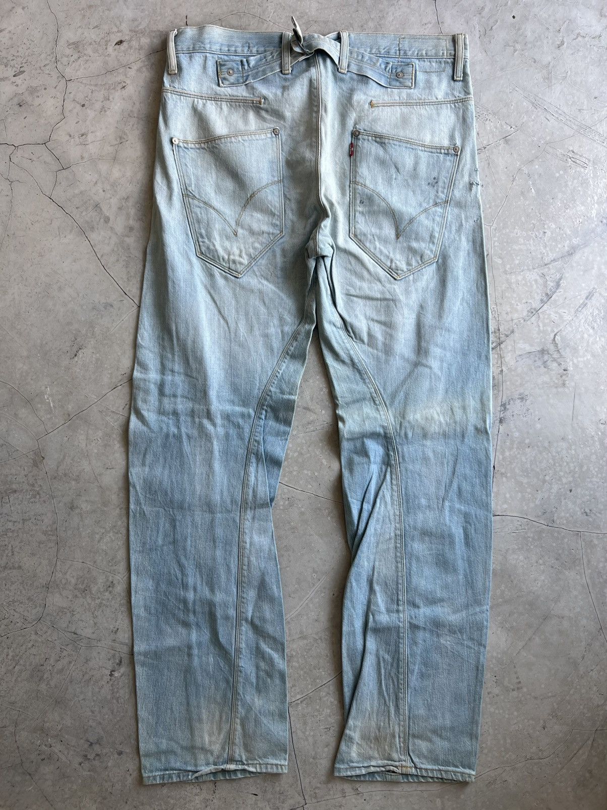 Levi's Levis Engineered Jeans Buckle Back Tag W33 Actual 36x34 Size US 33 - 6 Thumbnail