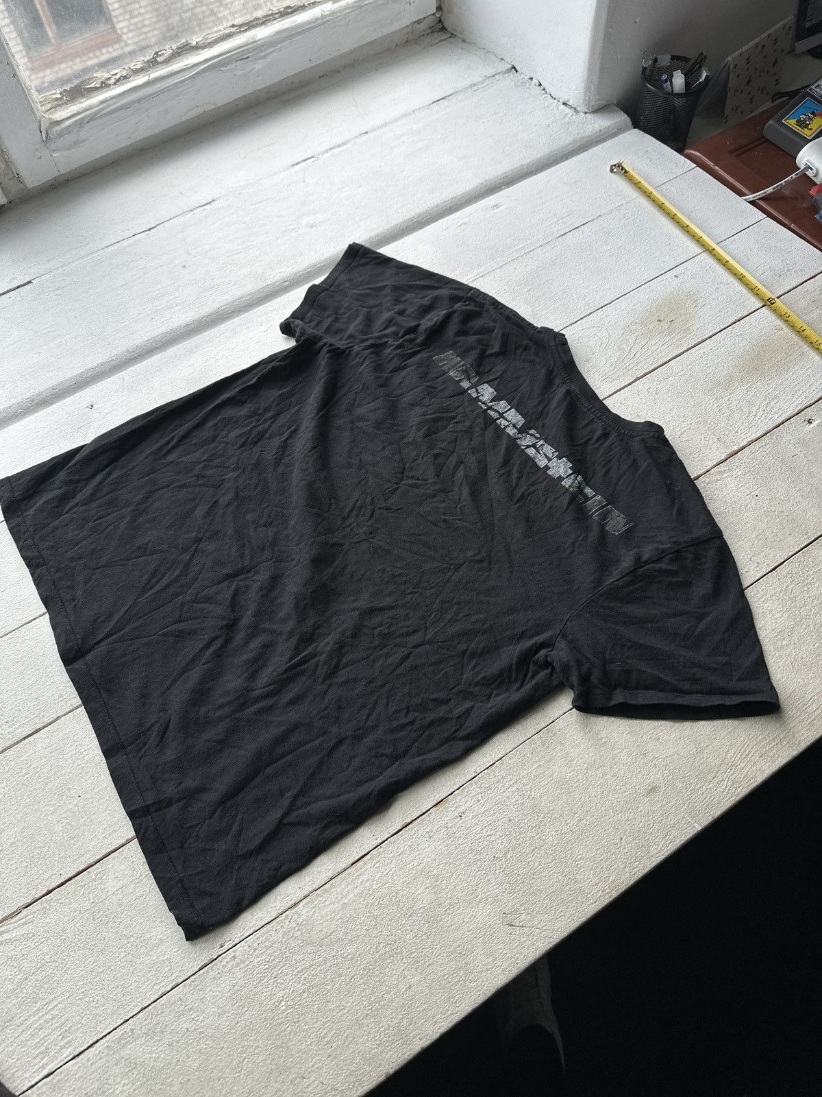 Band Tees RAMMSTEIN🚨 BIG LOGO BLACK TEE RARE ROCK Size M / US 6-8 / IT 42-44 - 9 Thumbnail