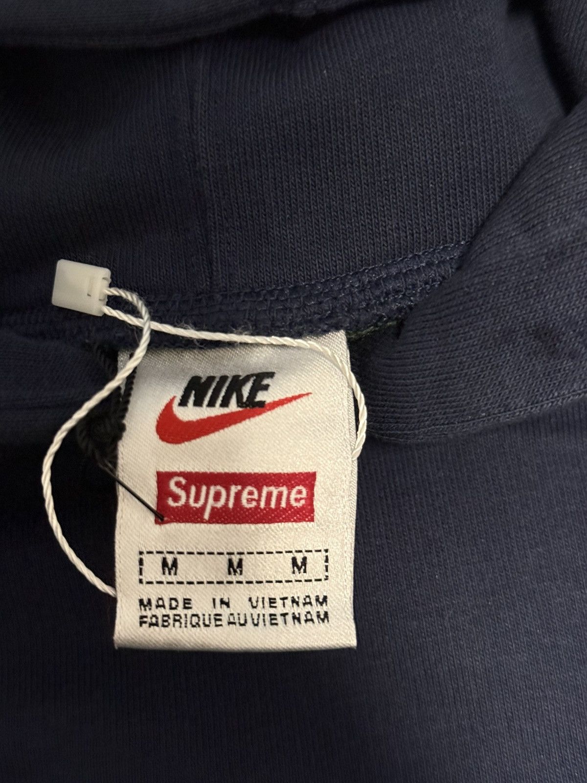 Nike × Supreme Supreme nike stripe hooded sweatshirt Size US M / EU 48-50 / 2 - 4 Thumbnail