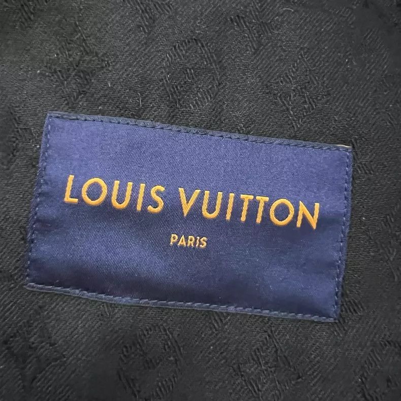 Louis Vuitton Louis Vuitton Black Denim Jacket Size 52 -2505 Size US L / EU 52-54 / 3 - 3 Thumbnail