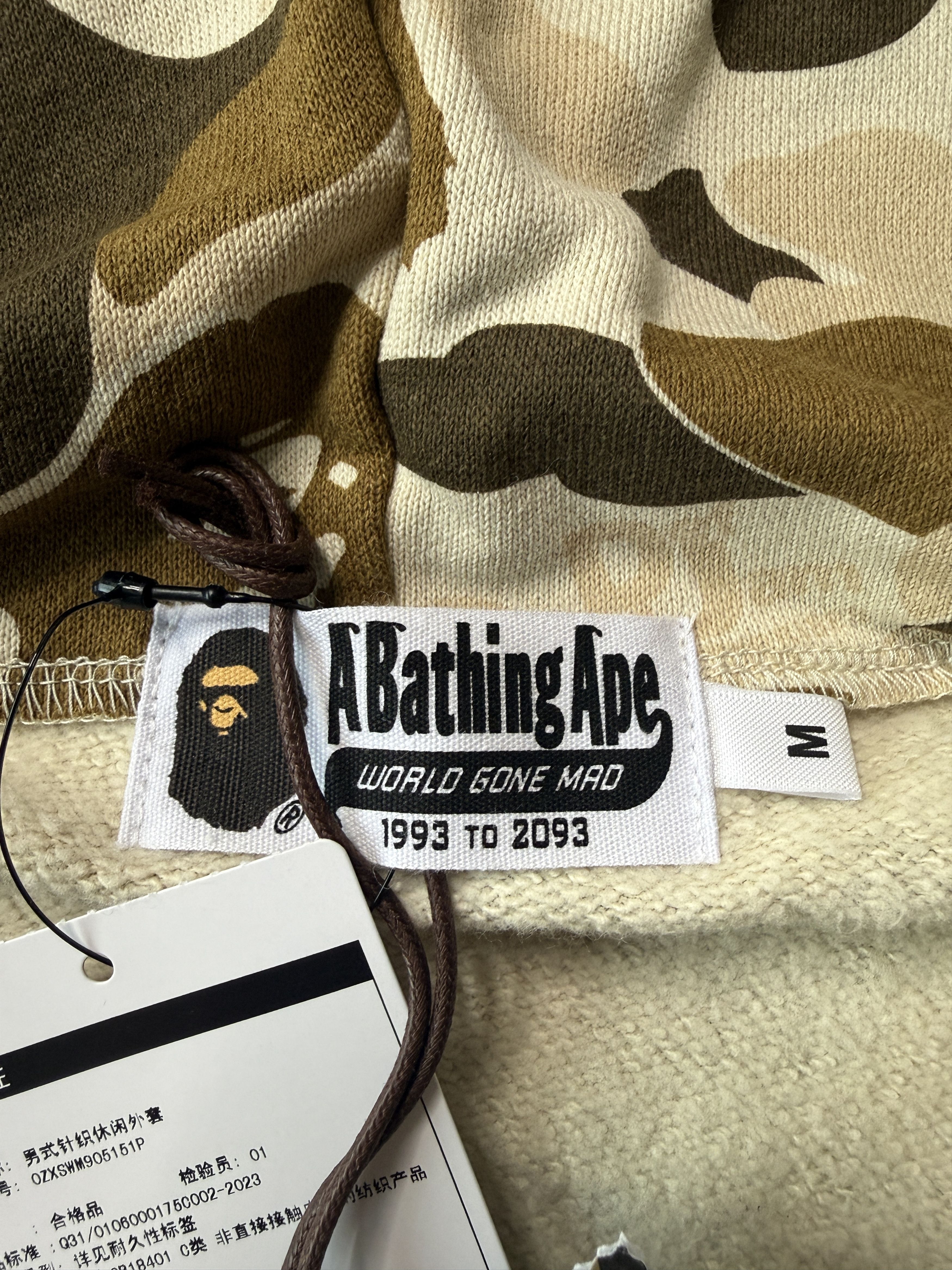 Bape BAPE X DEF JAM CAMO SHARK RELAXED FIT FULL ZIP HOODIE Size US M / EU 48-50 / 2 - 13 Thumbnail