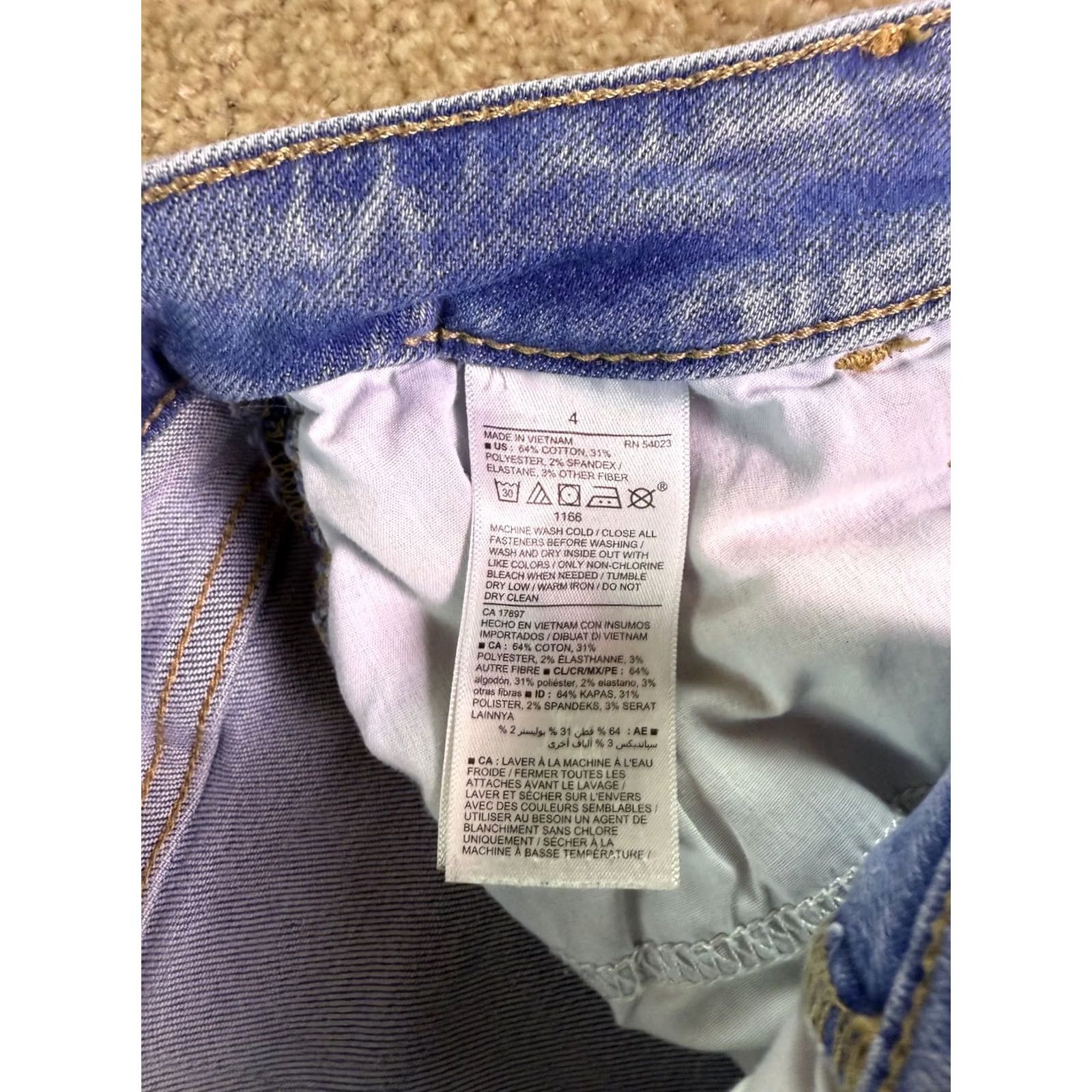Old Navy Old Navy Jeans Women's Denim Skinny High Rise 26" Inseam 26" Blue Size 4 D877 Pockets Rockstar Slim Regular Rise >10.5 in Size 27" / US 4 / IT 40 - 7 Thumbnail