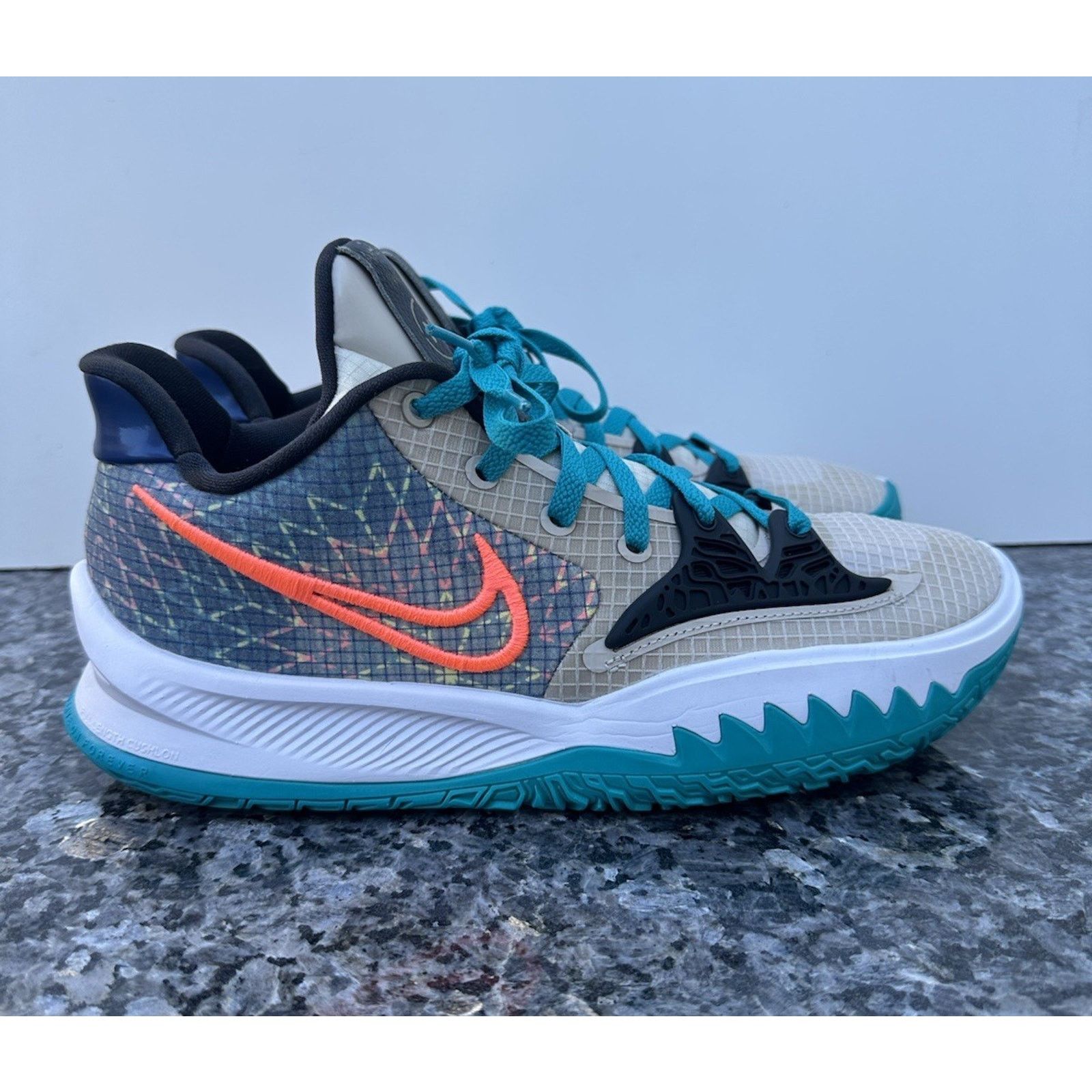 Nike RARE Nike Kyrie Low 4 N7 ID Sneakers DN2064-991 Men’s Sz 9.5 Size US 9.5 / EU 42-43 - 1 Thumbnail