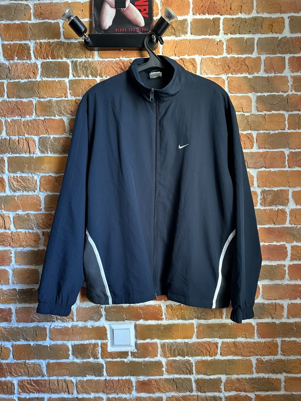 Nike NIKE VINTAGE DRILL TRACK JACKET BIG SWOOSH Size US XXL / EU 58 / 5 - 1 Thumbnail