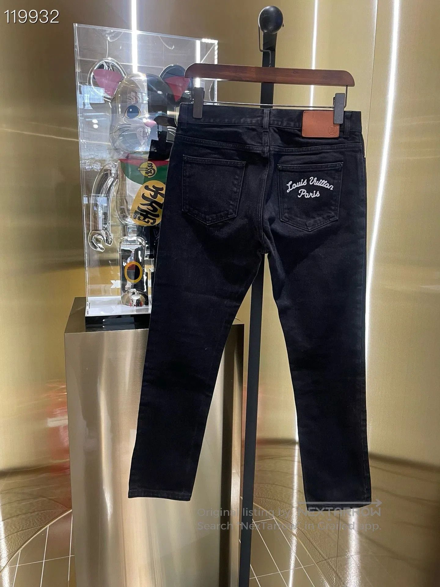 Louis Vuitton Lv 1854 Series Black Straight Jeans. Size US 29 - 2 Thumbnail